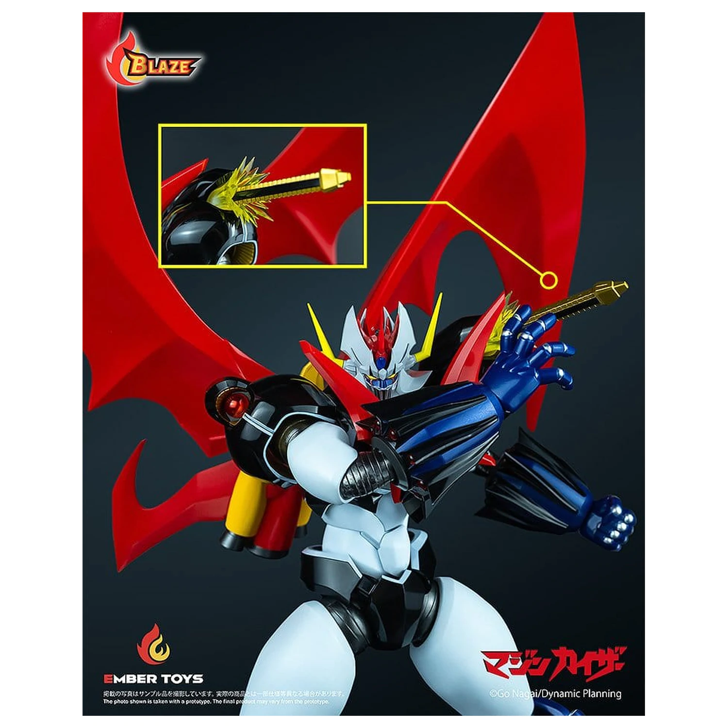 Mazinger BLAZE Series Diecast akcijska figura Mazinkaiser (Original Version) 26 cm fotografija izdelka