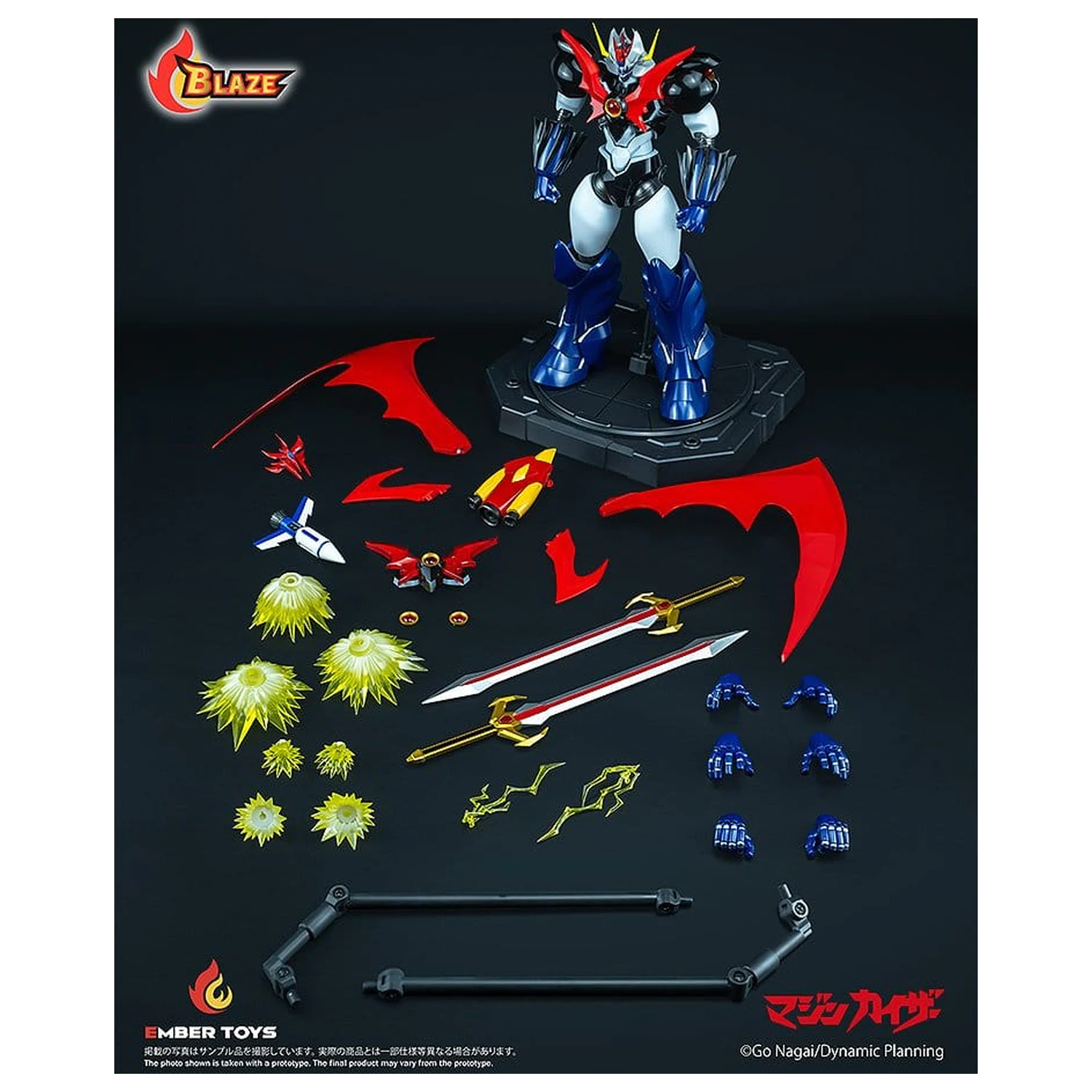 Mazinger BLAZE Series Diecast akcijska figura Mazinkaiser (Original Version) 26 cm fotografija izdelka
