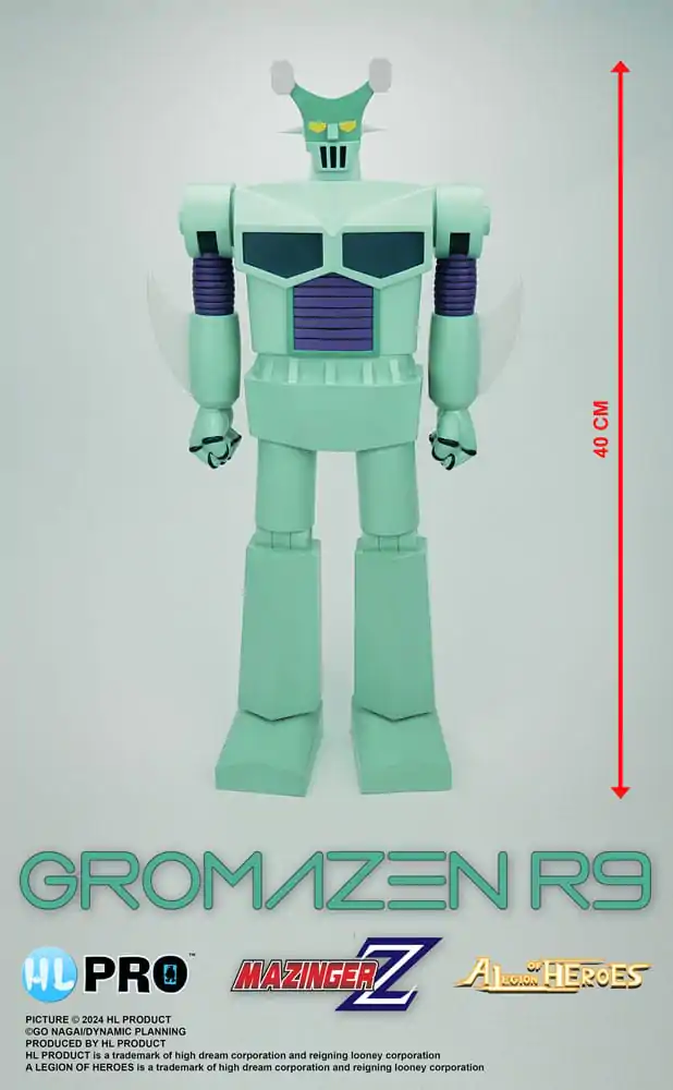 Mazinger Z Legion of Heroes Vinilna Figura Gromazen R9 40 cm fotografija izdelka