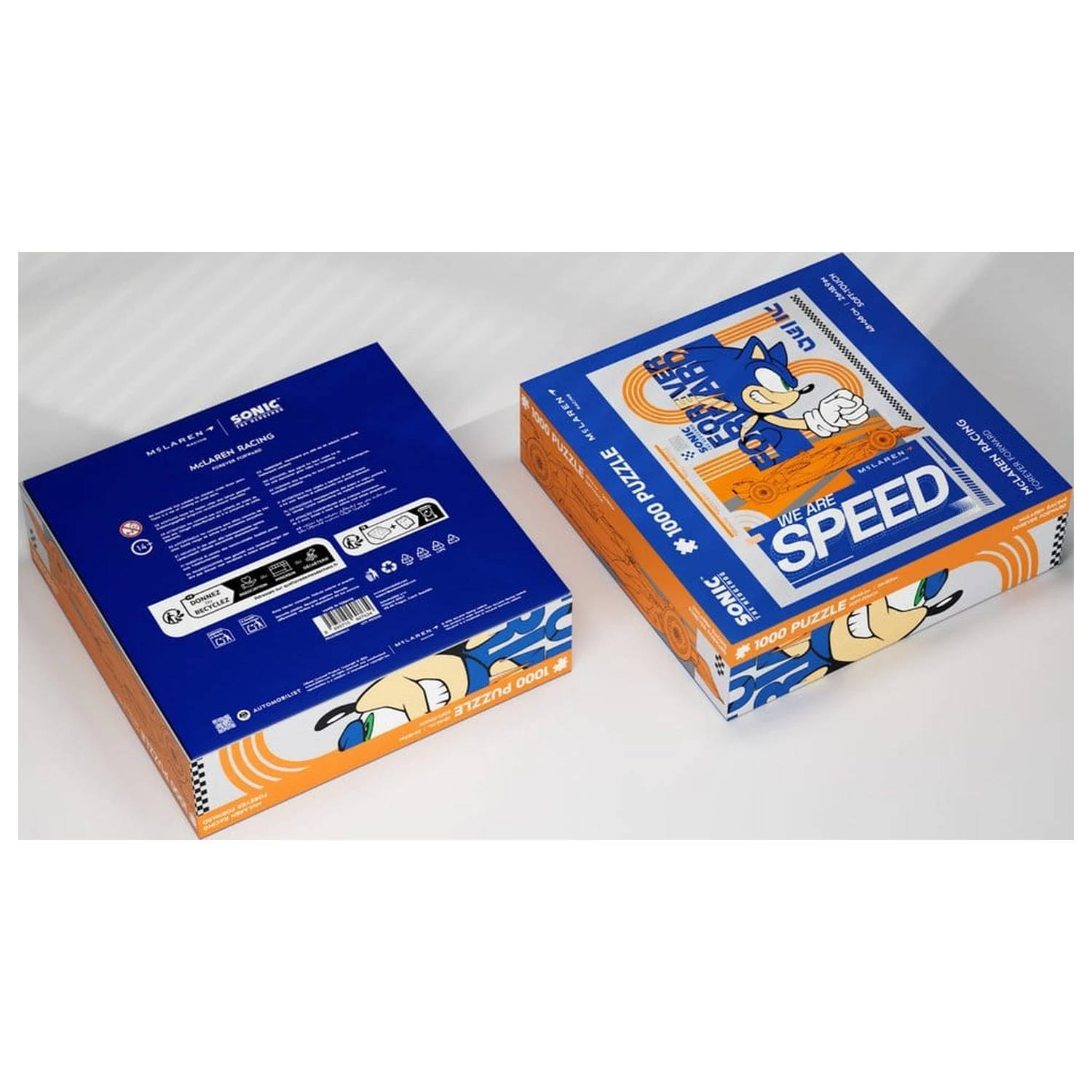 McLaren Mastercard Formula 1 Team x Sonic Puzzle (1000 kosov) 48 x 66 cm fotografija izdelka