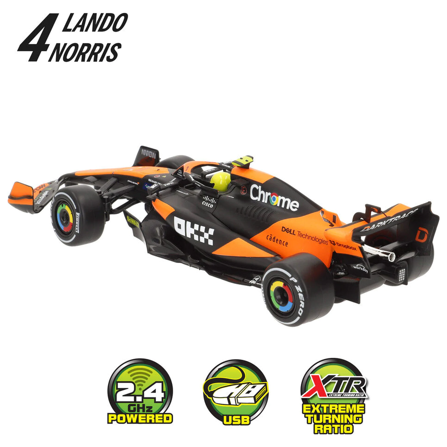 McLaren MCL 38 avto na radijski nadzor fotografija izdelka