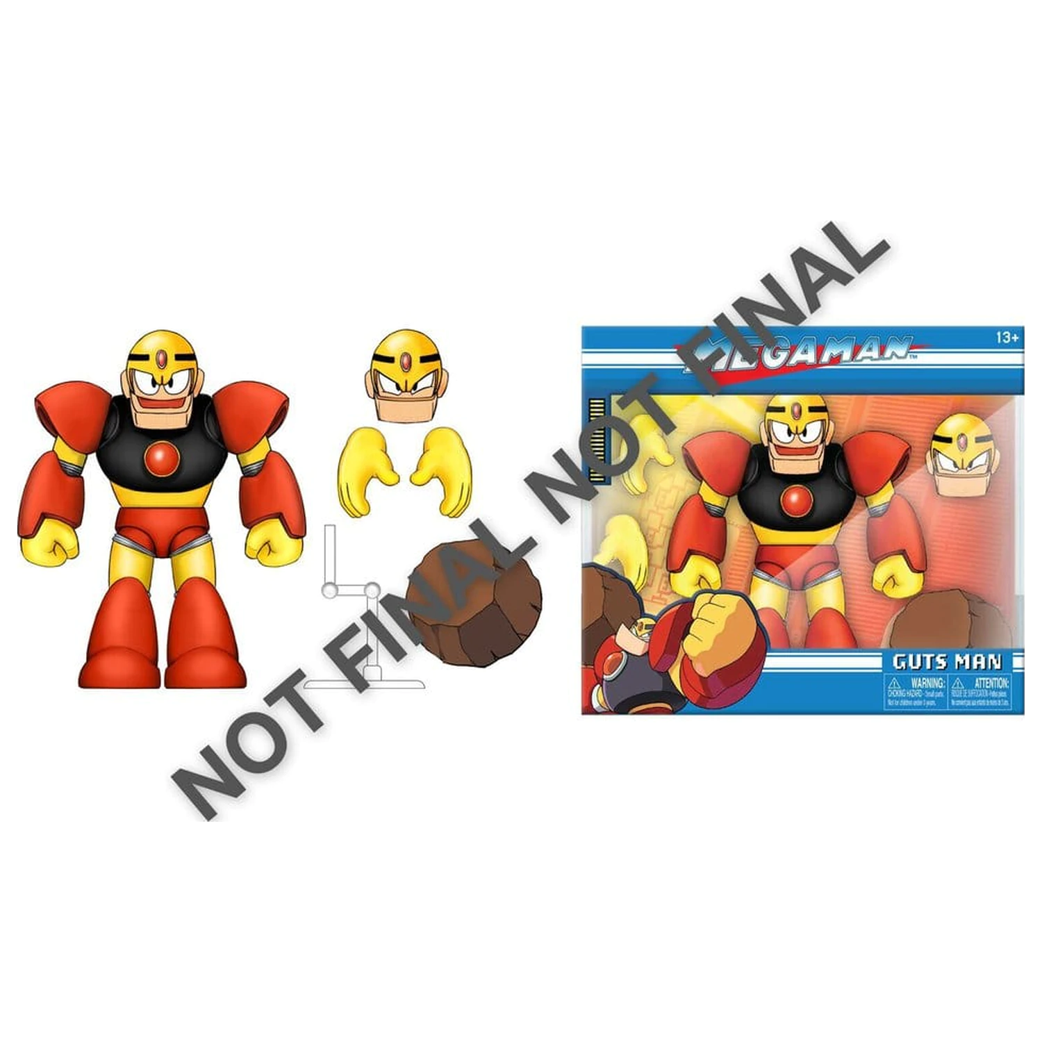 Mega Man akcijska figura Guts Man 15 cm fotografija izdelka