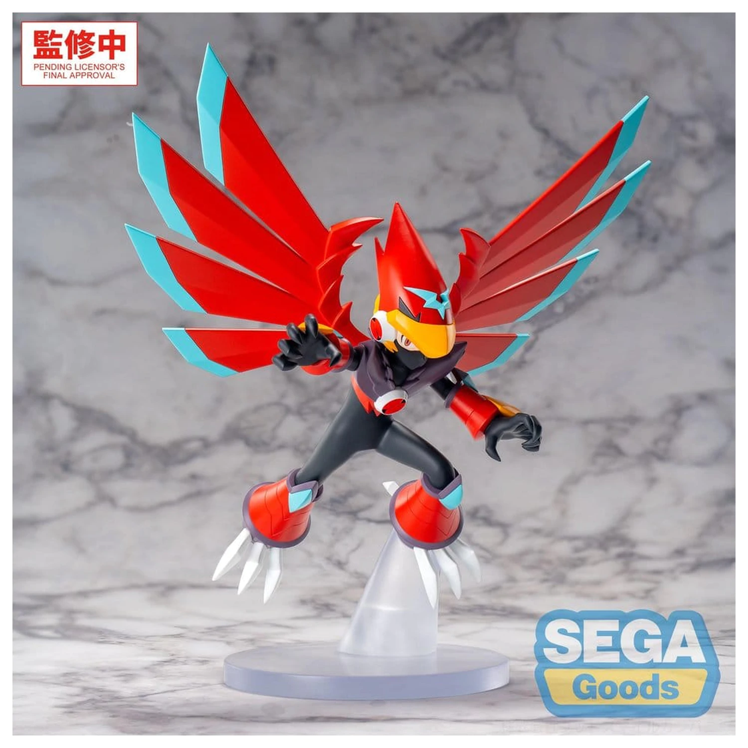 Mega Man Battle Network Luminasta PVC figura Mega Man Falzar Beast 19 cm fotografija izdelka