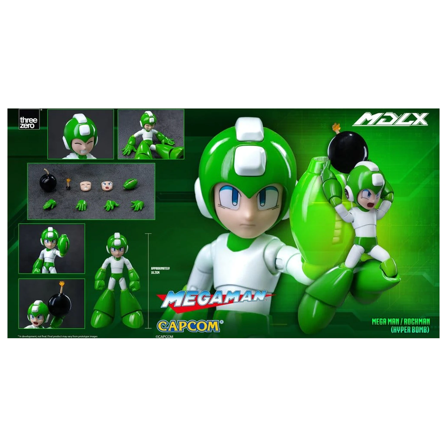 Mega Man MDLX Akcijska figura Mega Man / Rockman (Hyper Bomb) 10 cm fotografija izdelka