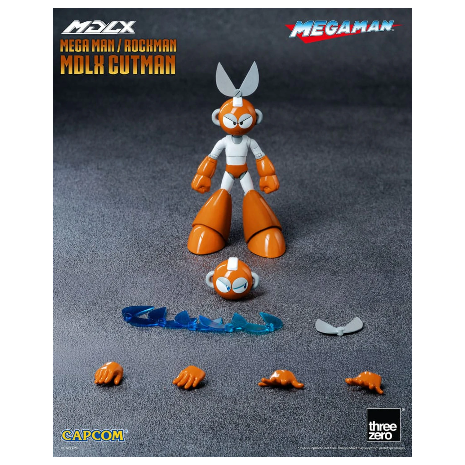 Mega Man MDLX Akcijska figura Rockman / Mega Man Cutman 12 cm fotografija izdelka