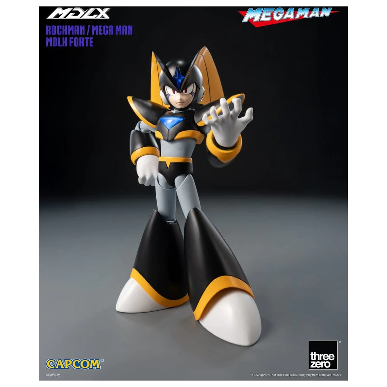 Mega Man MDLX akcijska figura Rockman / Mega Man Forte 10 cm fotografija izdelka