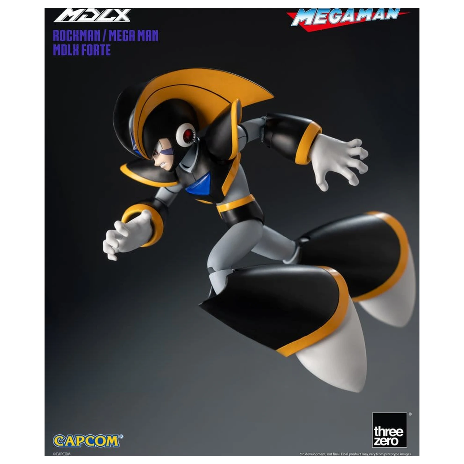Mega Man MDLX akcijska figura Rockman / Mega Man Forte 10 cm fotografija izdelka