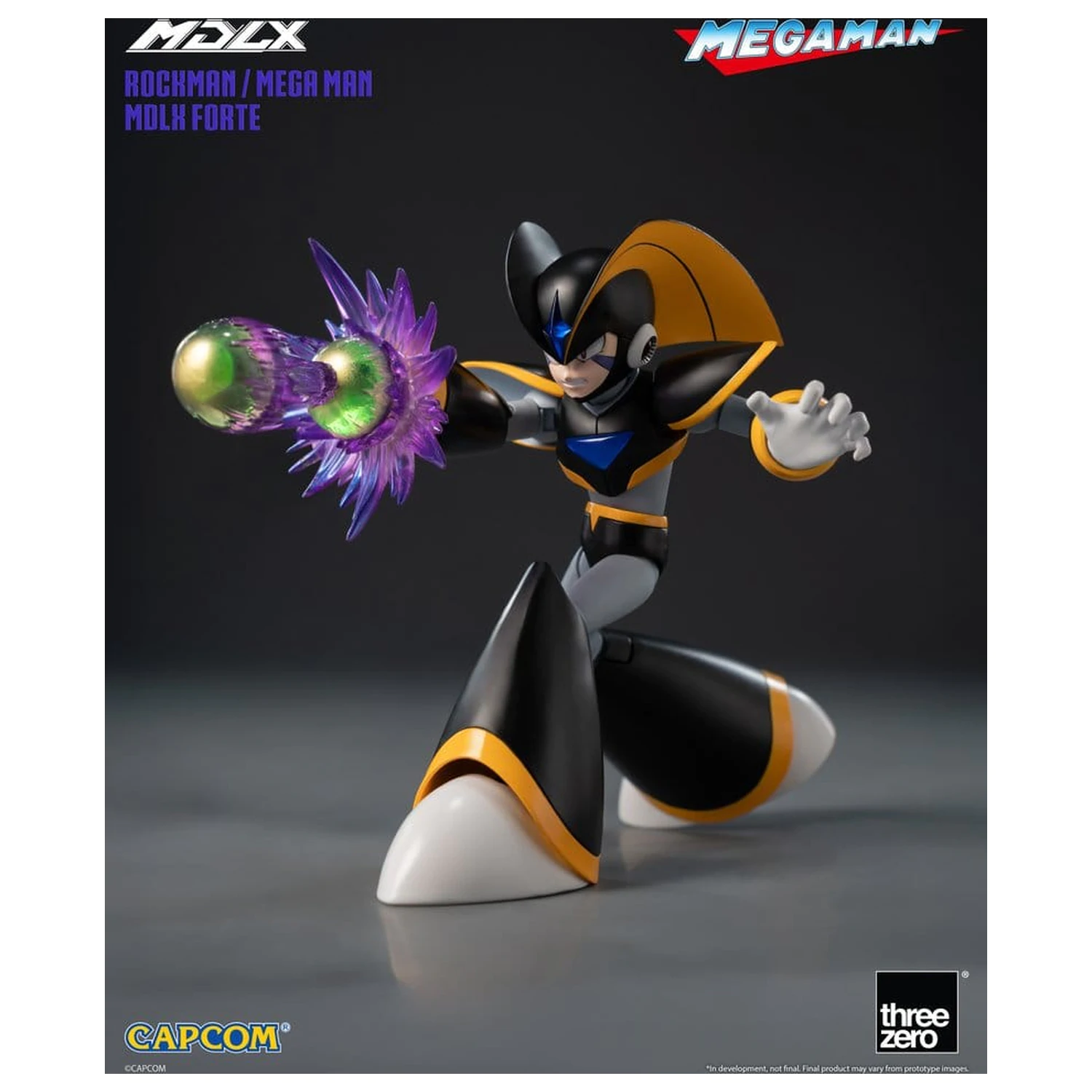 Mega Man MDLX akcijska figura Rockman / Mega Man Forte 10 cm fotografija izdelka
