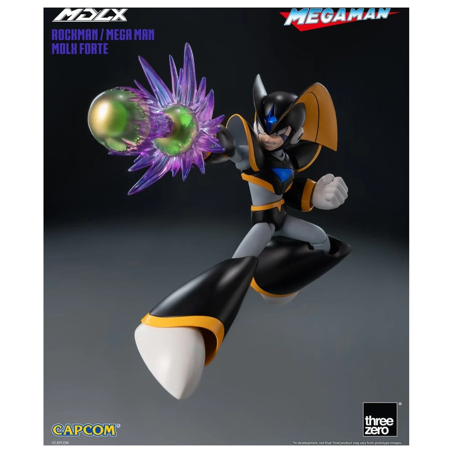 Mega Man MDLX akcijska figura Rockman / Mega Man Forte 10 cm fotografija izdelka