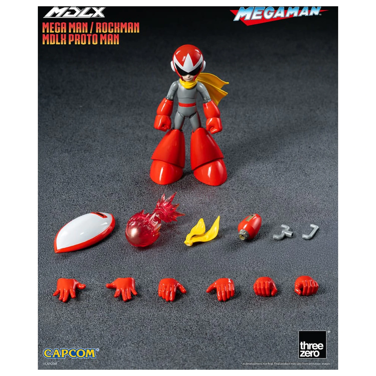 Mega Man MDLX akcijska figura Rockman / Mega Man Proto Man 10 cm fotografija izdelka