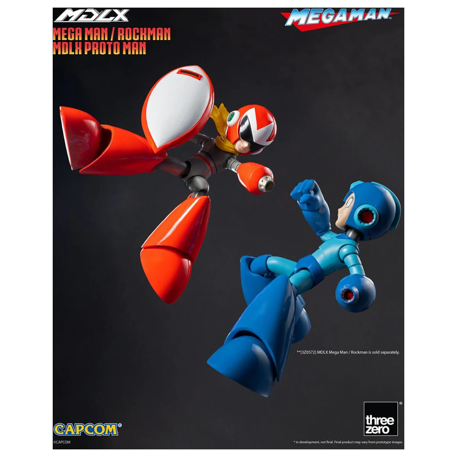 Mega Man MDLX akcijska figura Rockman / Mega Man Proto Man 10 cm fotografija izdelka