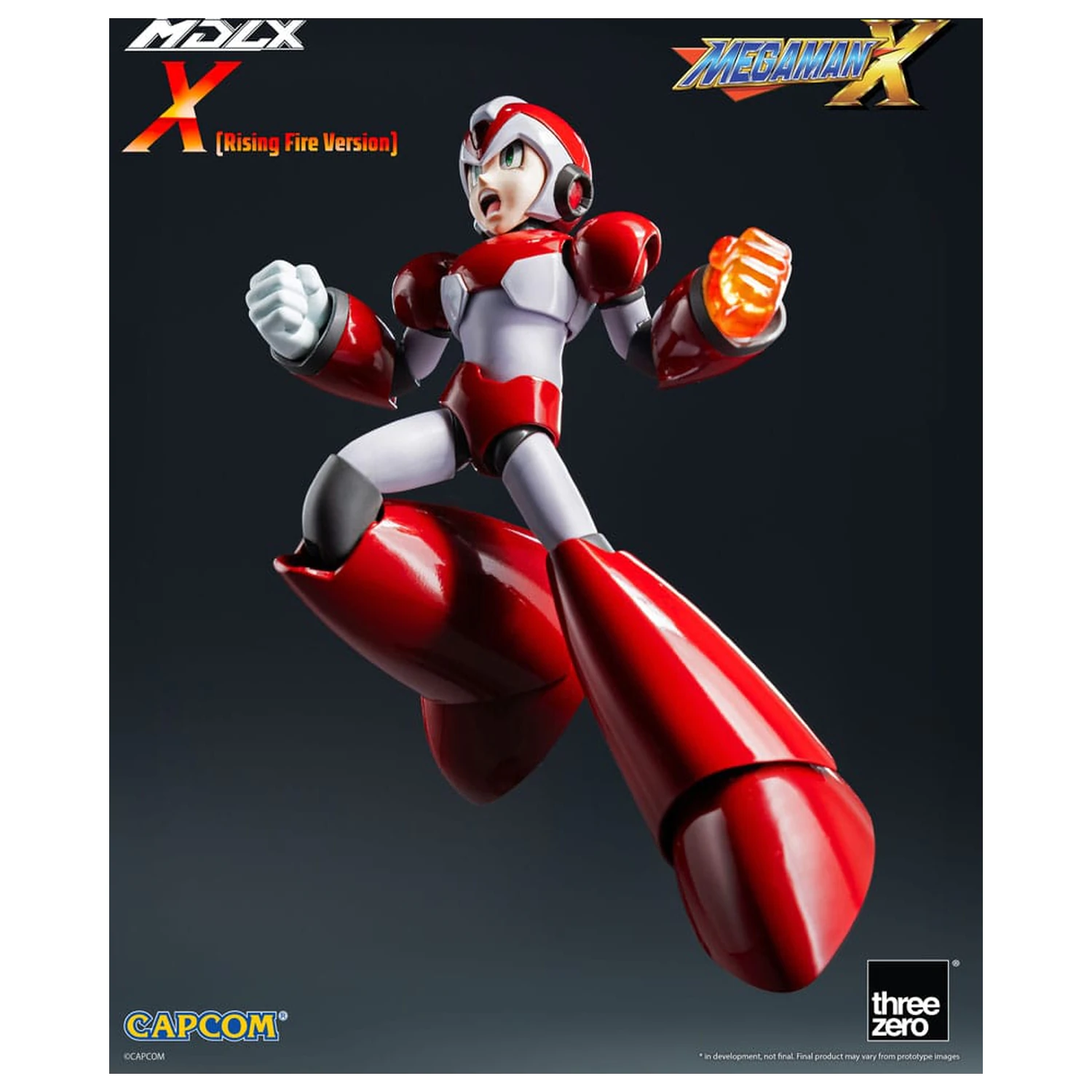 Mega Man MDLX akcijska figura Rockman X / Mega Man X (Rising Fire Version) 12 cm fotografija izdelka