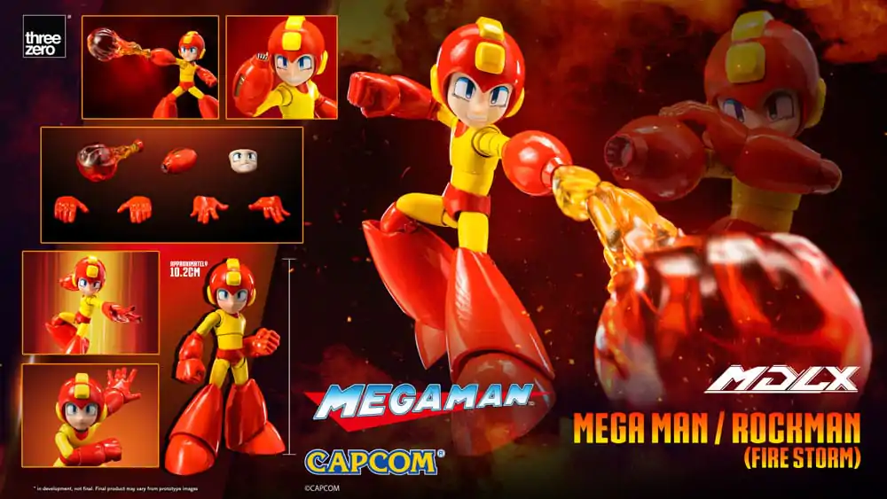 Mega Man MDLX Akcijska Figura Mega Man / Rockman (Fire Storm) 10 cm fotografija izdelka