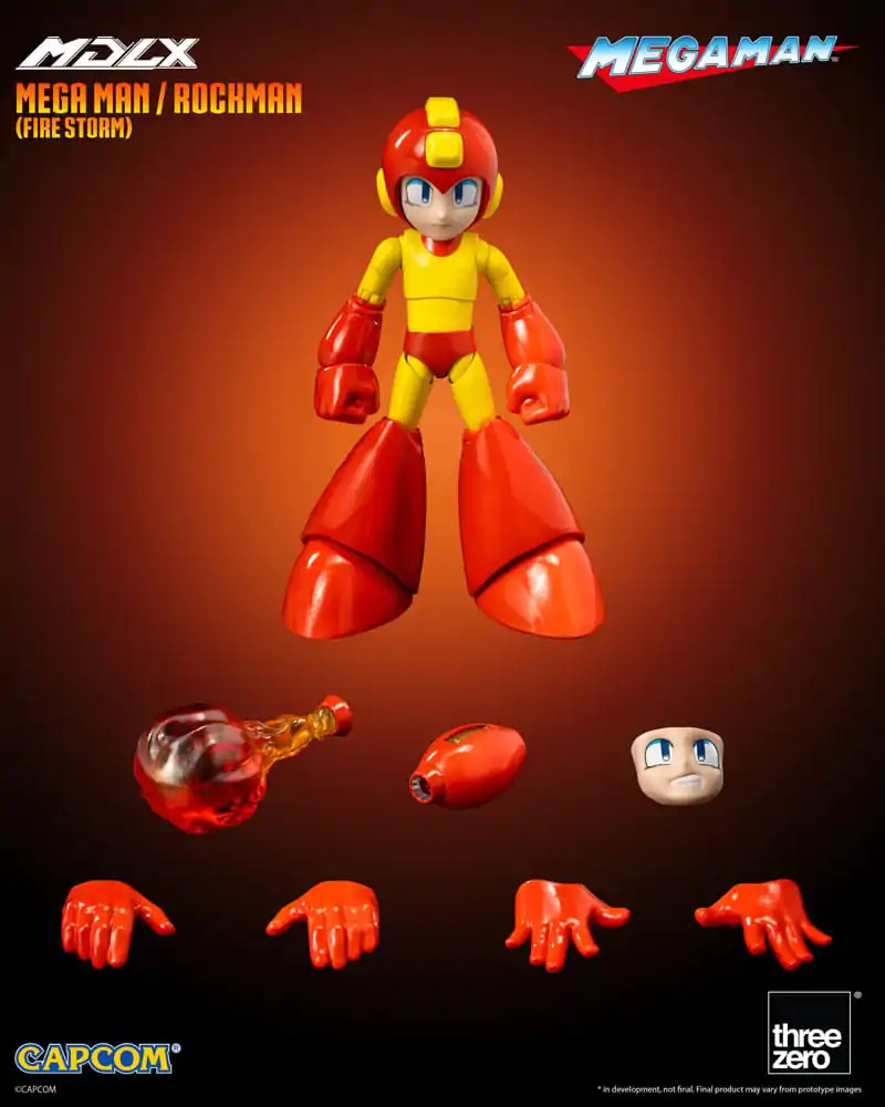 Mega Man MDLX Akcijska Figura Mega Man / Rockman (Fire Storm) 10 cm fotografija izdelka