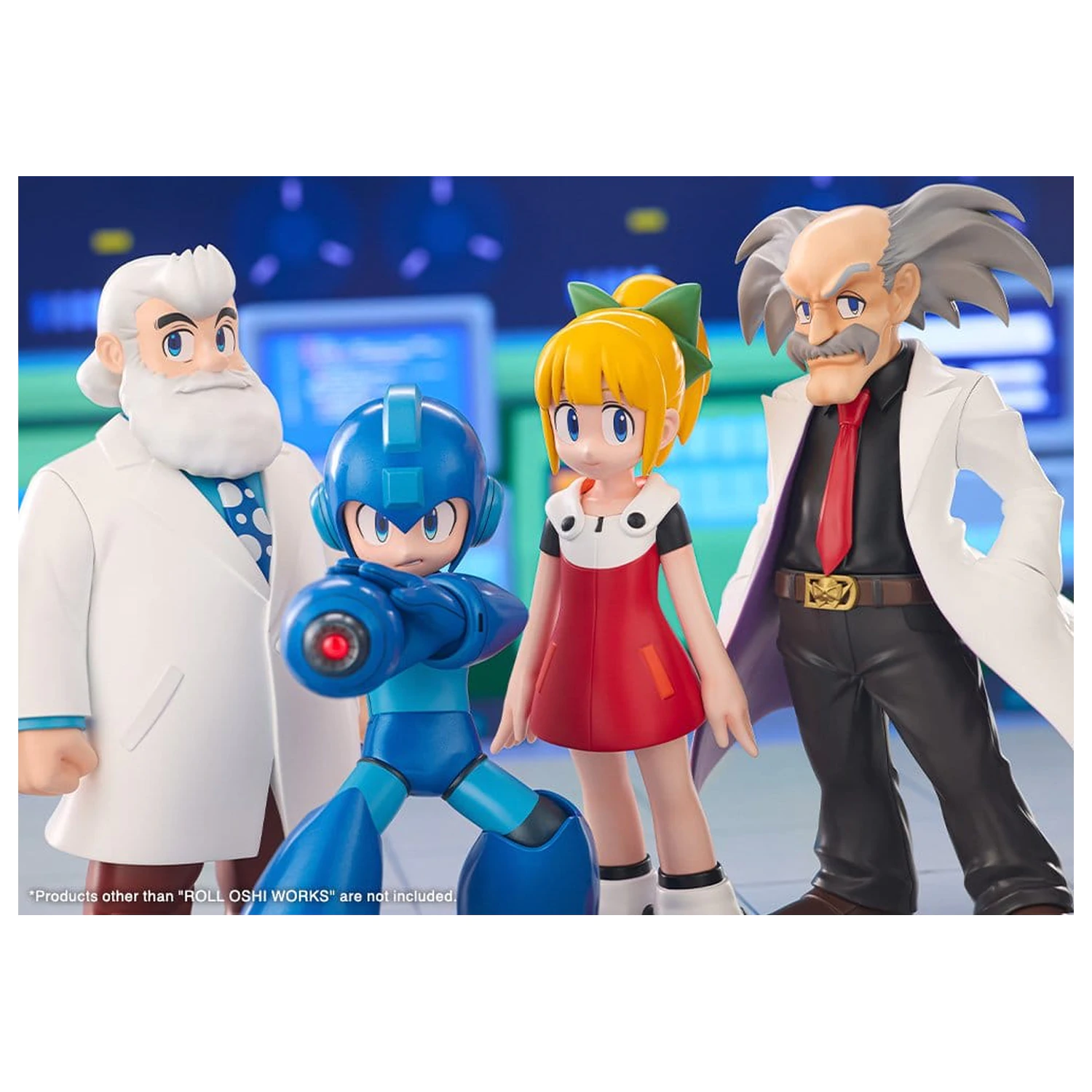 Mega Man Oshi Works PVC figura Roll 19 cm fotografija izdelka