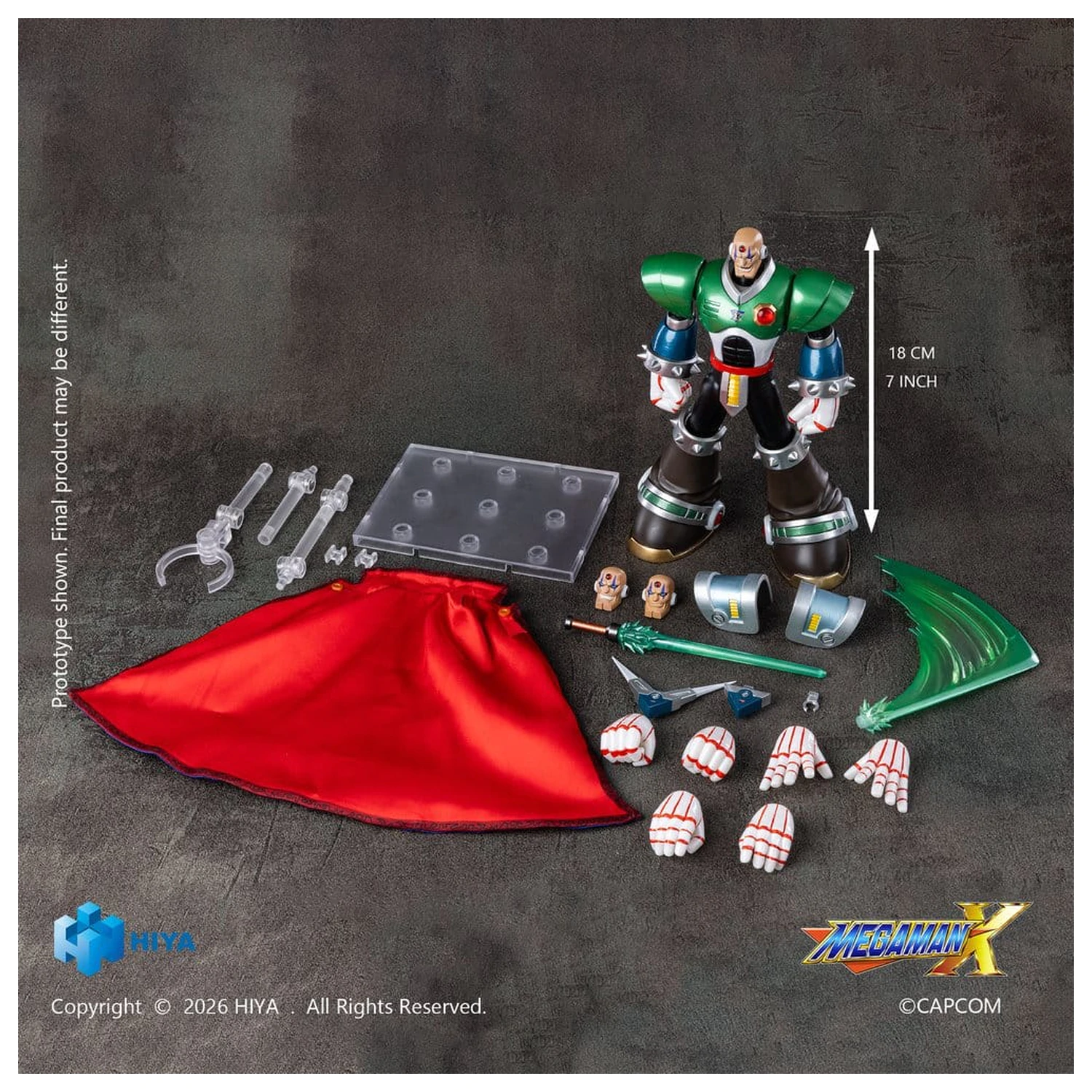 Mega Man X Izvrstna osnovna akcijska figura Sigma 18 cm fotografija izdelka