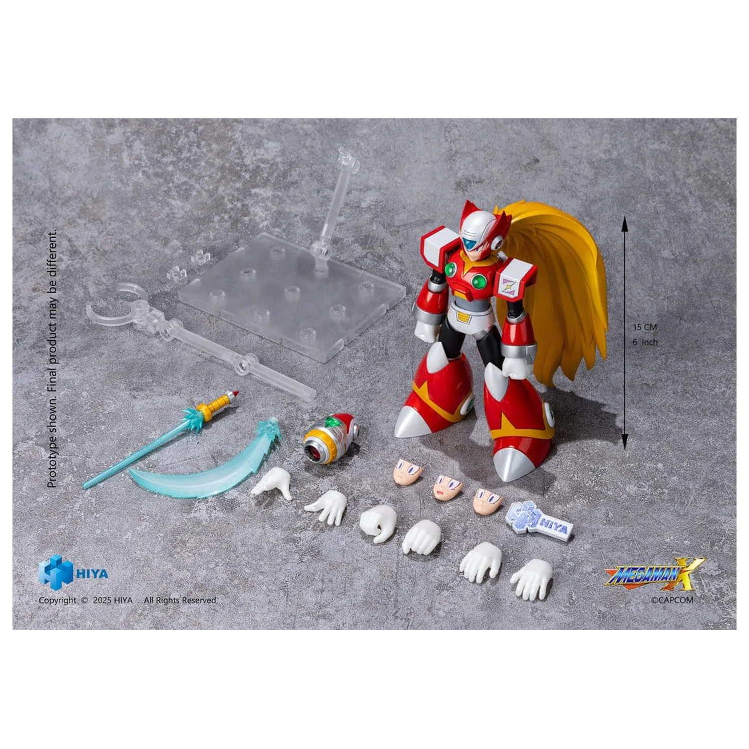 Mega Man X Exquisite Basic akcijska figura Zero 15 cm fotografija izdelka