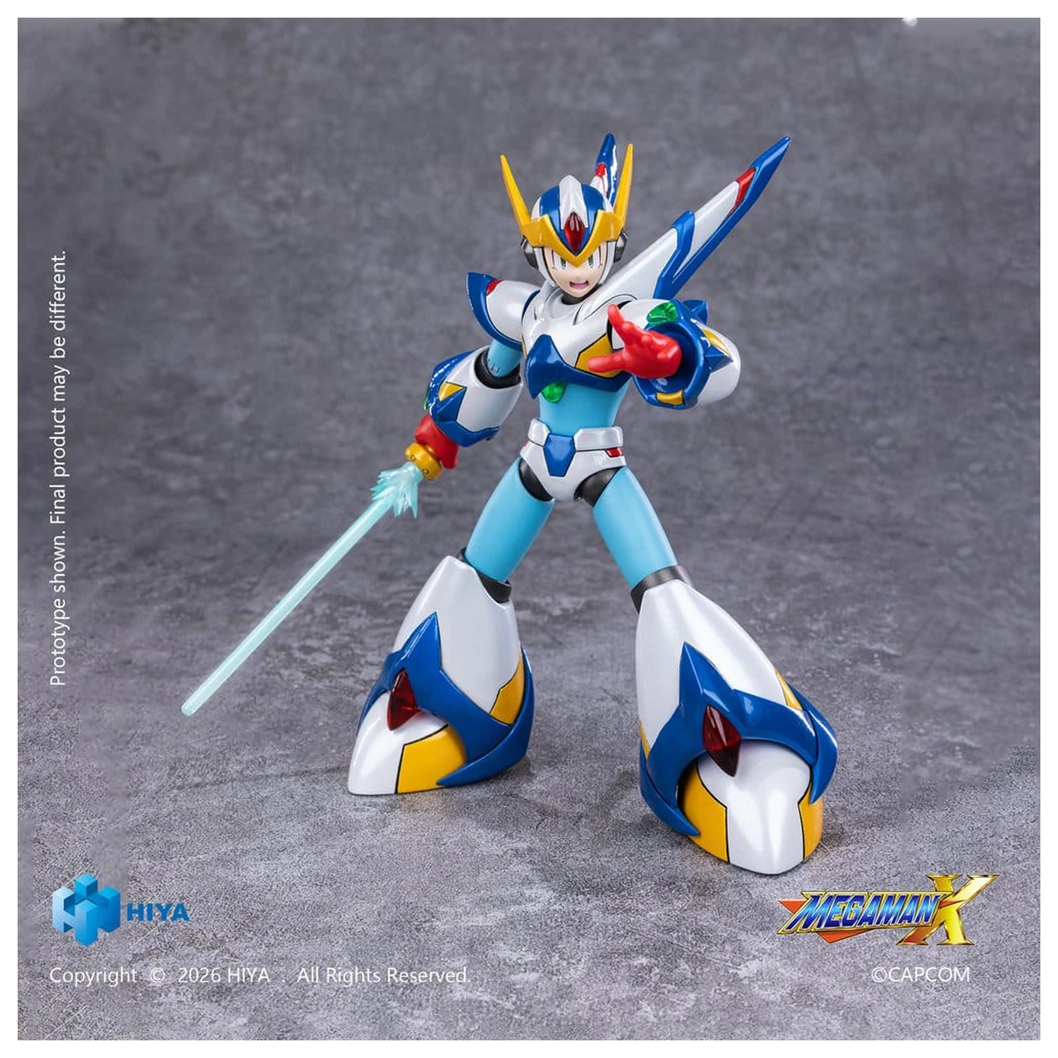Mega Man X Exquisite Basic Series Akcijska figura X Falcon Armor različica 15 cm fotografija izdelka
