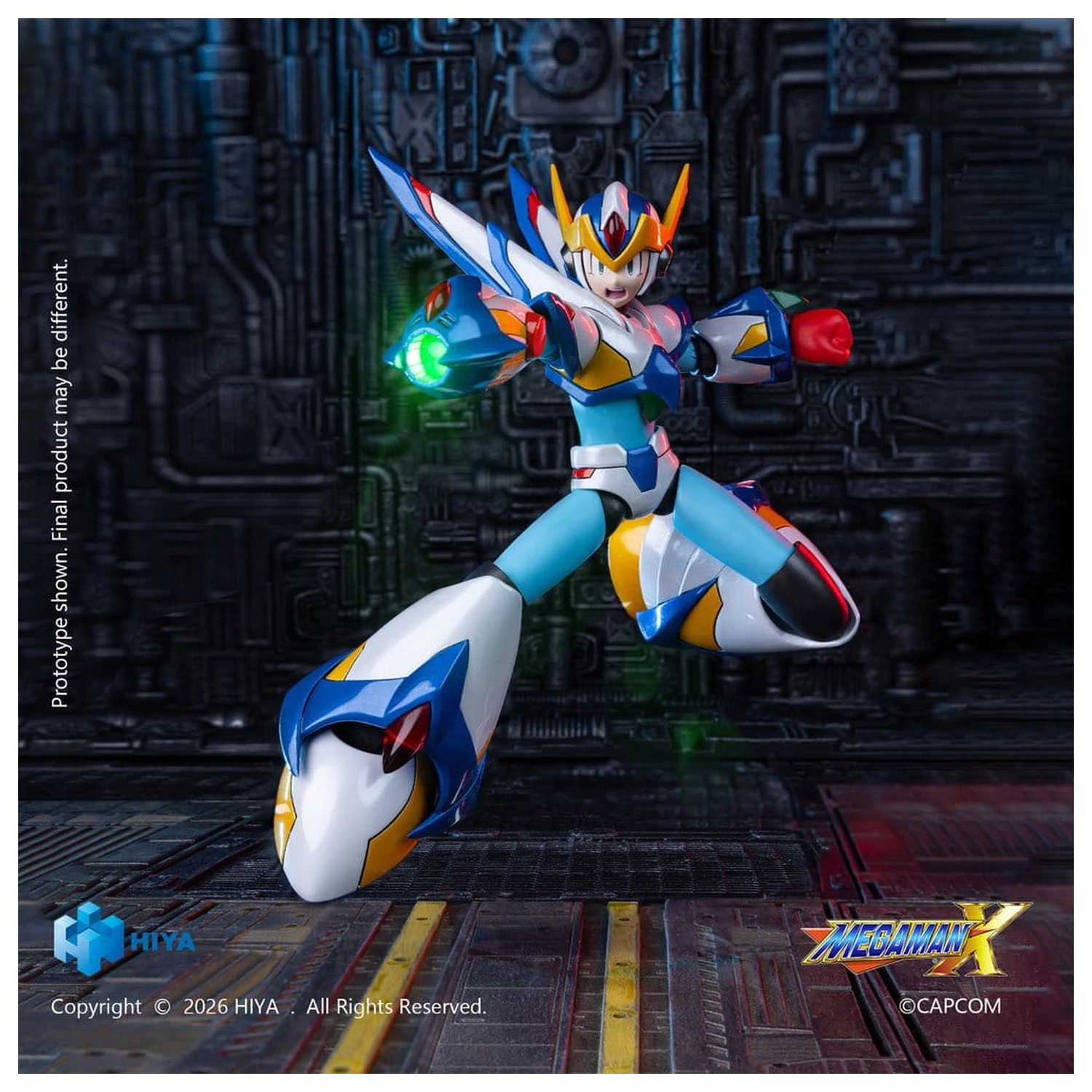 Mega Man X Exquisite Basic Series Akcijska figura X Falcon Armor različica 15 cm fotografija izdelka