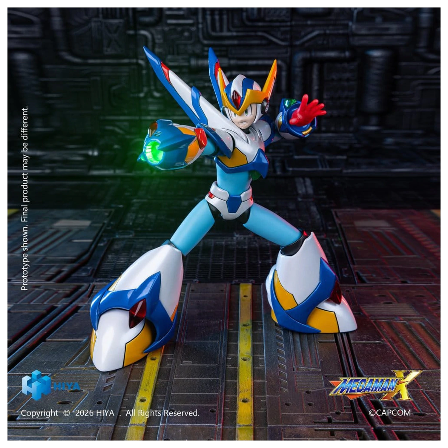 Mega Man X Exquisite Basic Series Akcijska figura X Falcon Armor različica 15 cm fotografija izdelka