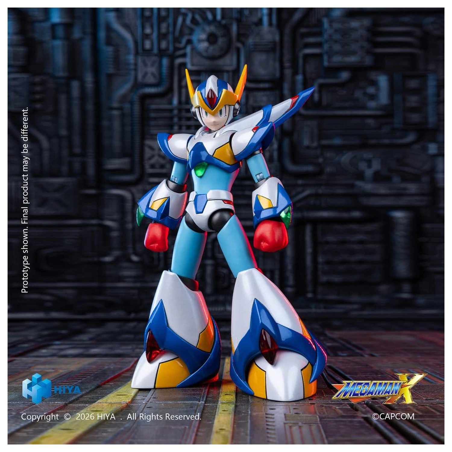 Mega Man X Exquisite Basic Series Akcijska figura X Falcon Armor različica 15 cm fotografija izdelka