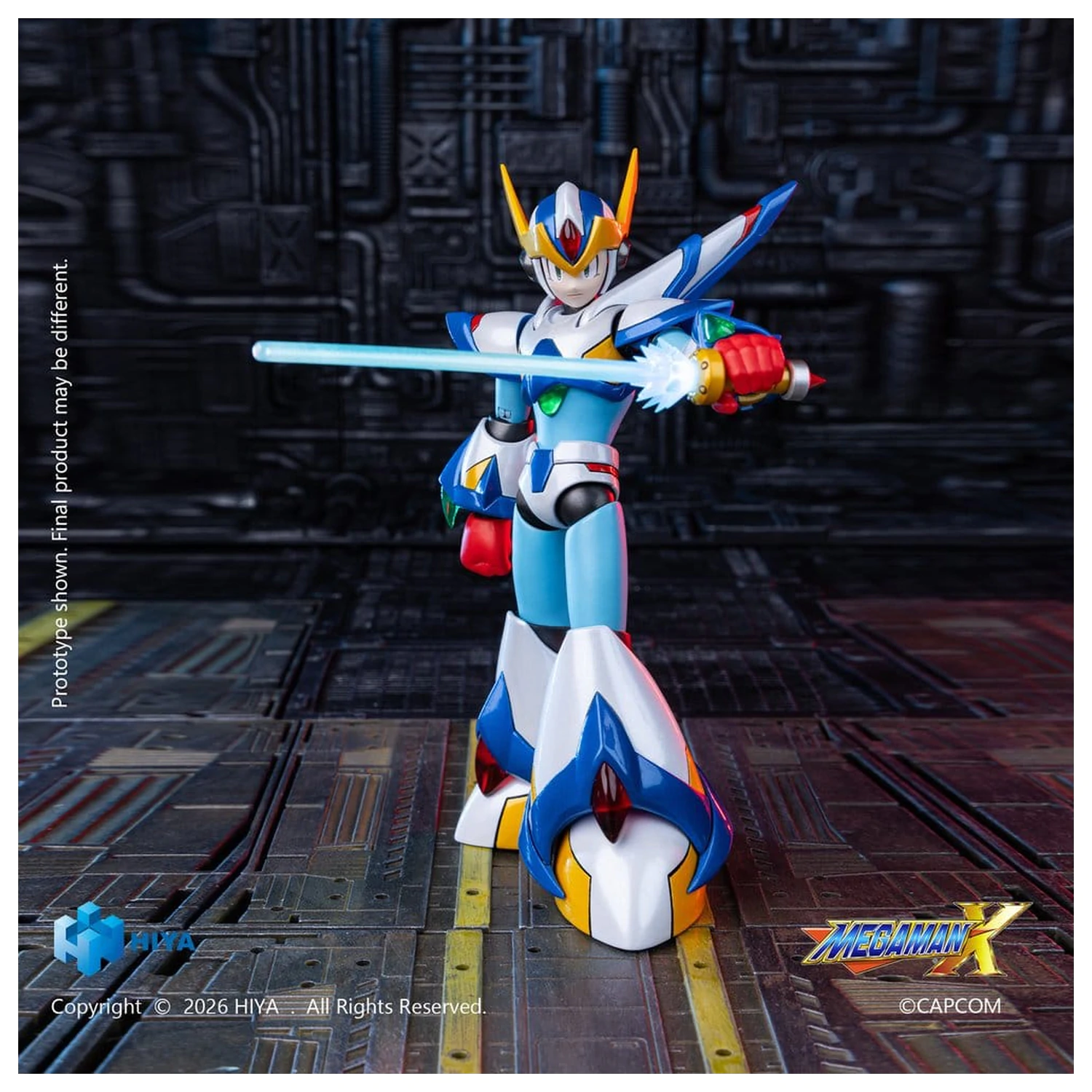 Mega Man X Exquisite Basic Series Akcijska figura X Falcon Armor različica 15 cm fotografija izdelka