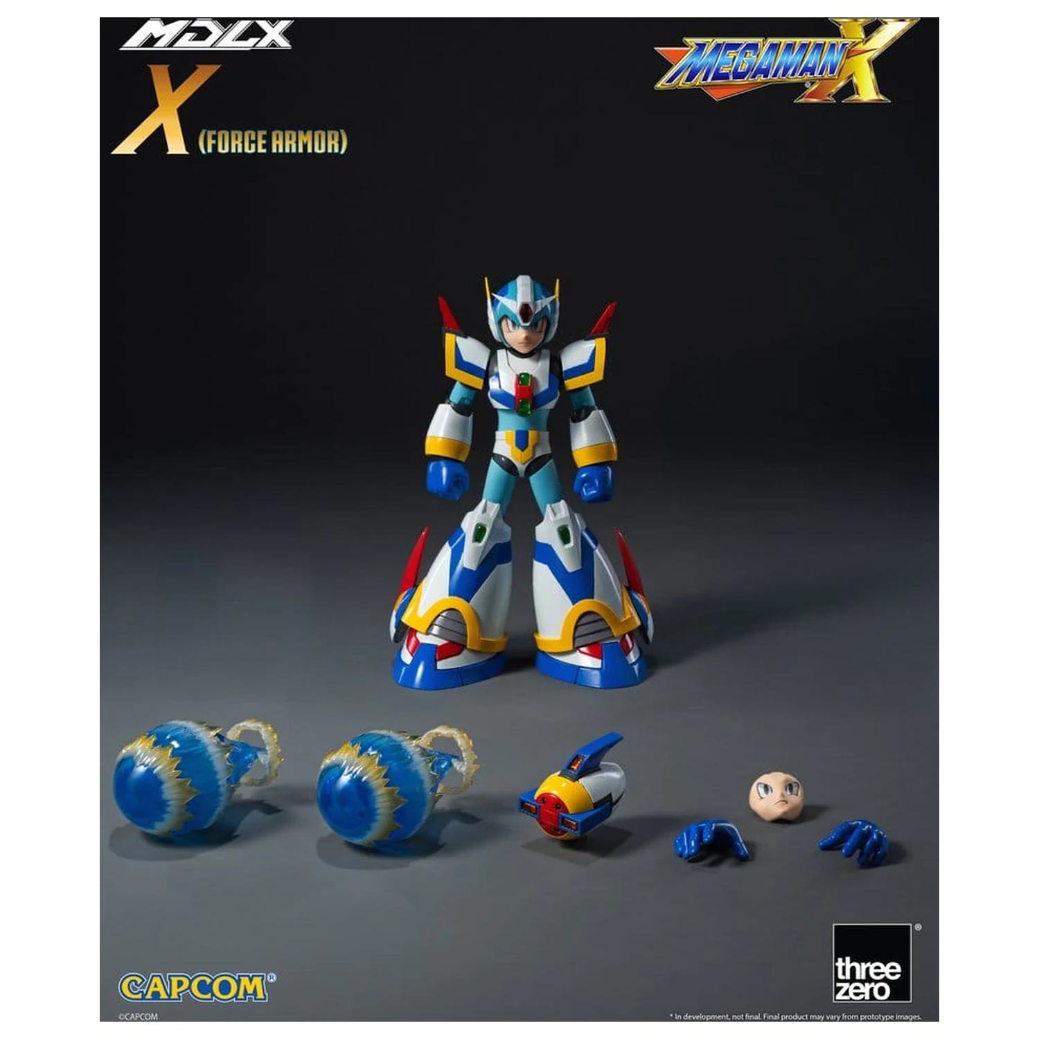 Mega Man X MDLX akcijska figura Rockman / Mega Man Force Armor 12 cm fotografija izdelka
