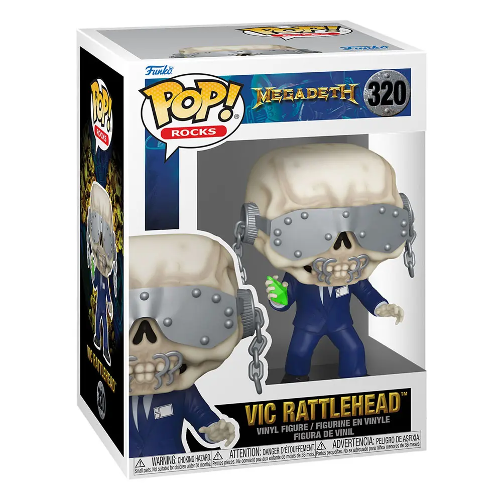 Megadeth POP! Rocks Vinyl Figura Vic Rattlehead 9 cm fotografija izdelka