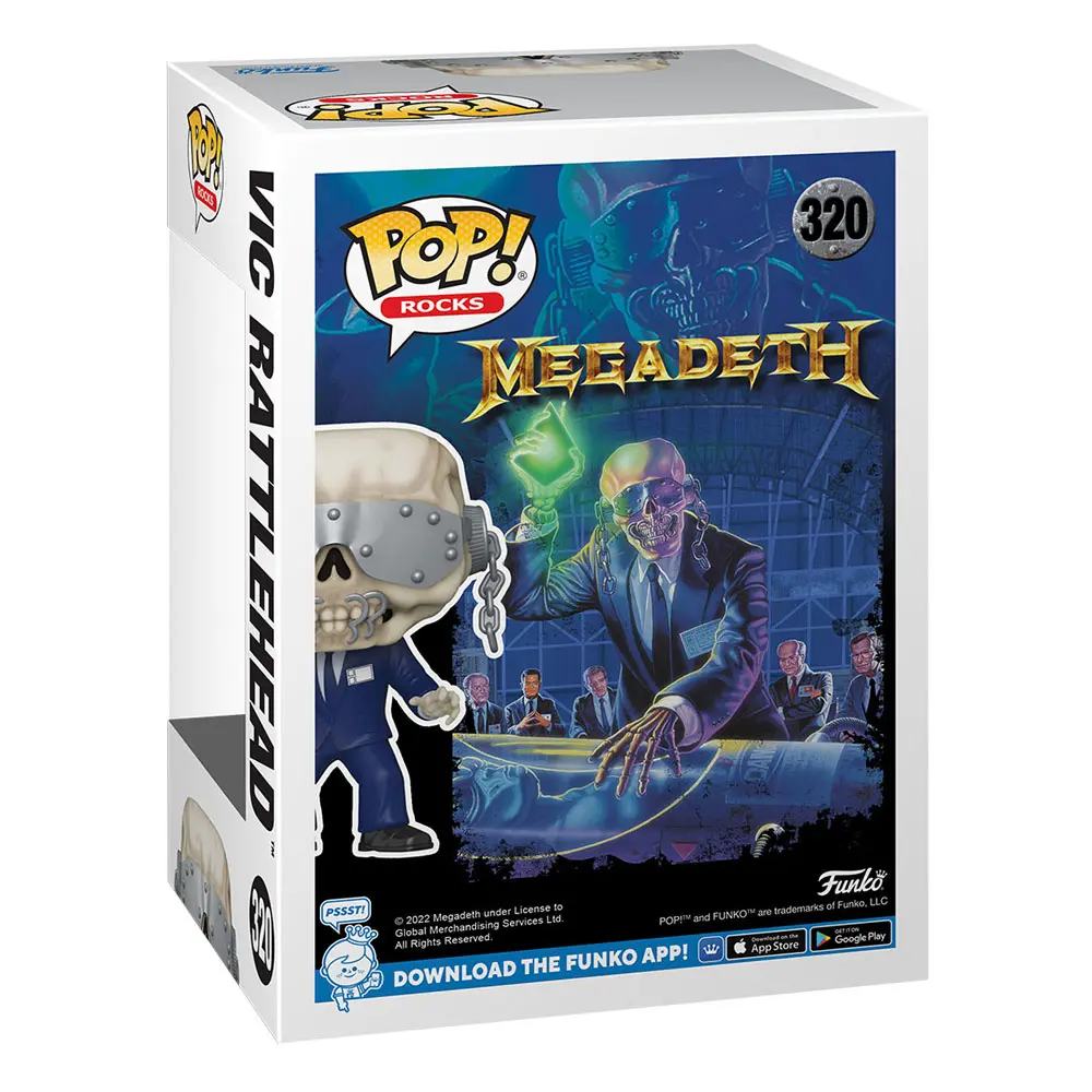 Megadeth POP! Rocks Vinyl Figura Vic Rattlehead 9 cm fotografija izdelka