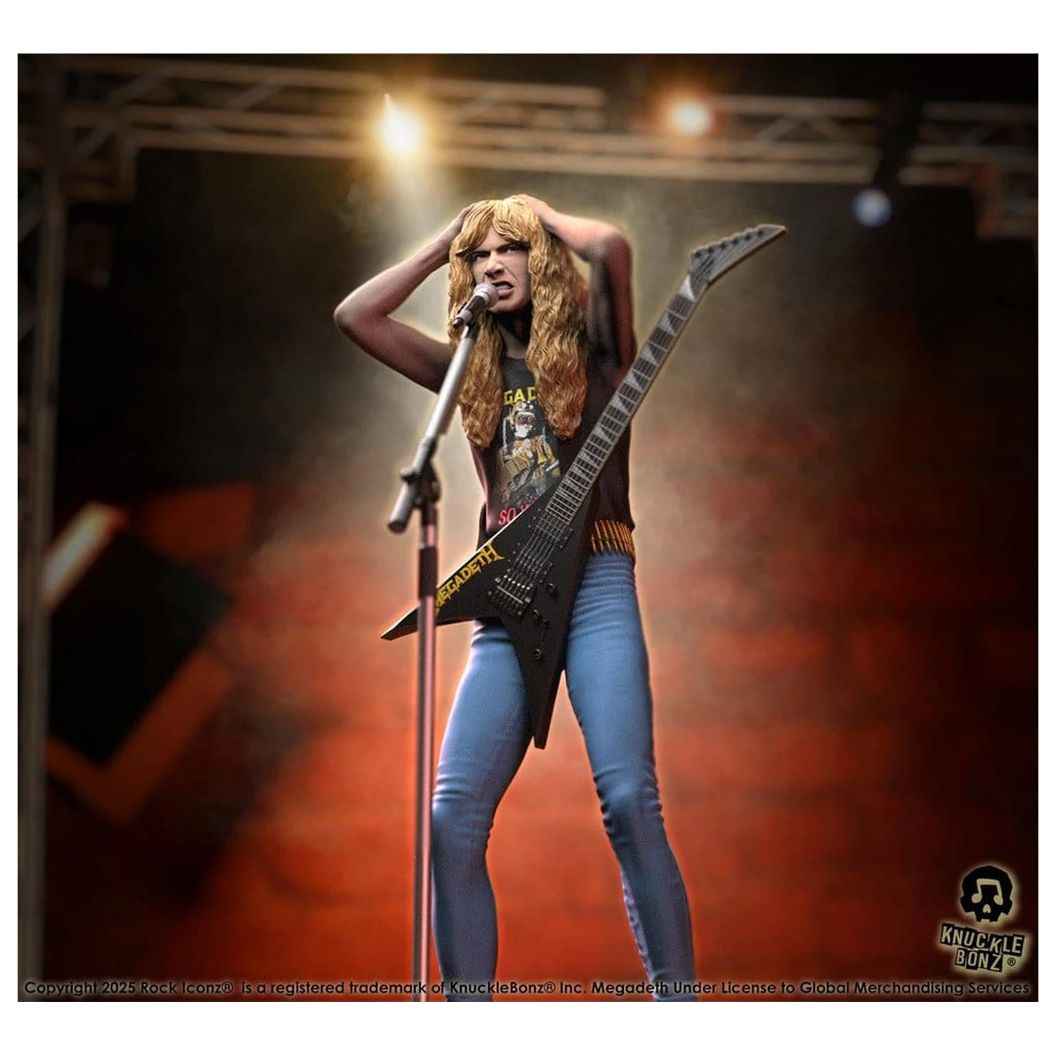 Megadeth Rock Iconz kip Dave Mustaine II 22 cm fotografija izdelka