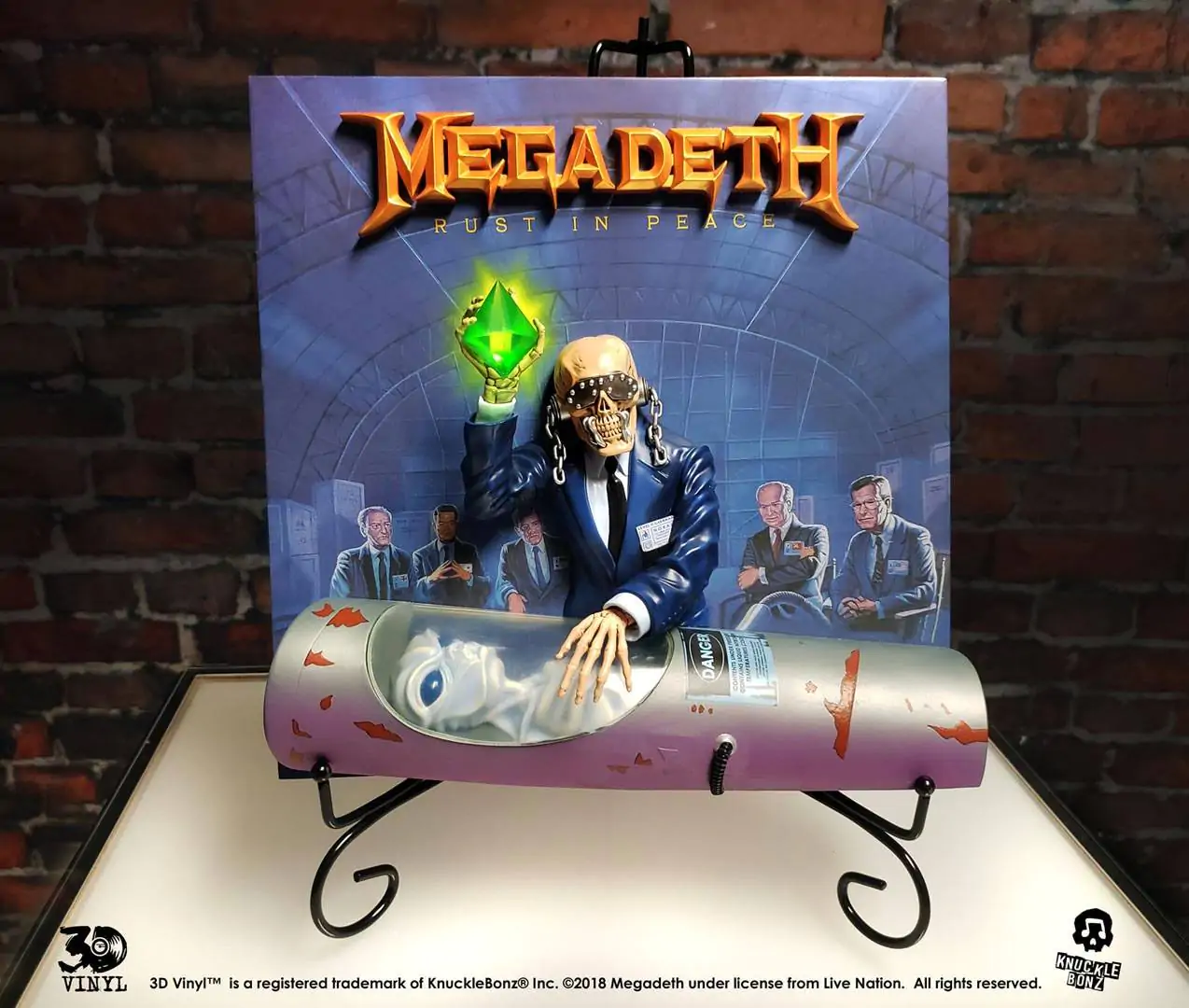 Megadeth 3D Vinyl Kip Rust In Peace 30 cm fotografija izdelka