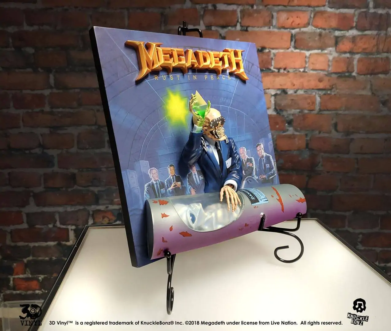 Megadeth 3D Vinyl Kip Rust In Peace 30 cm fotografija izdelka