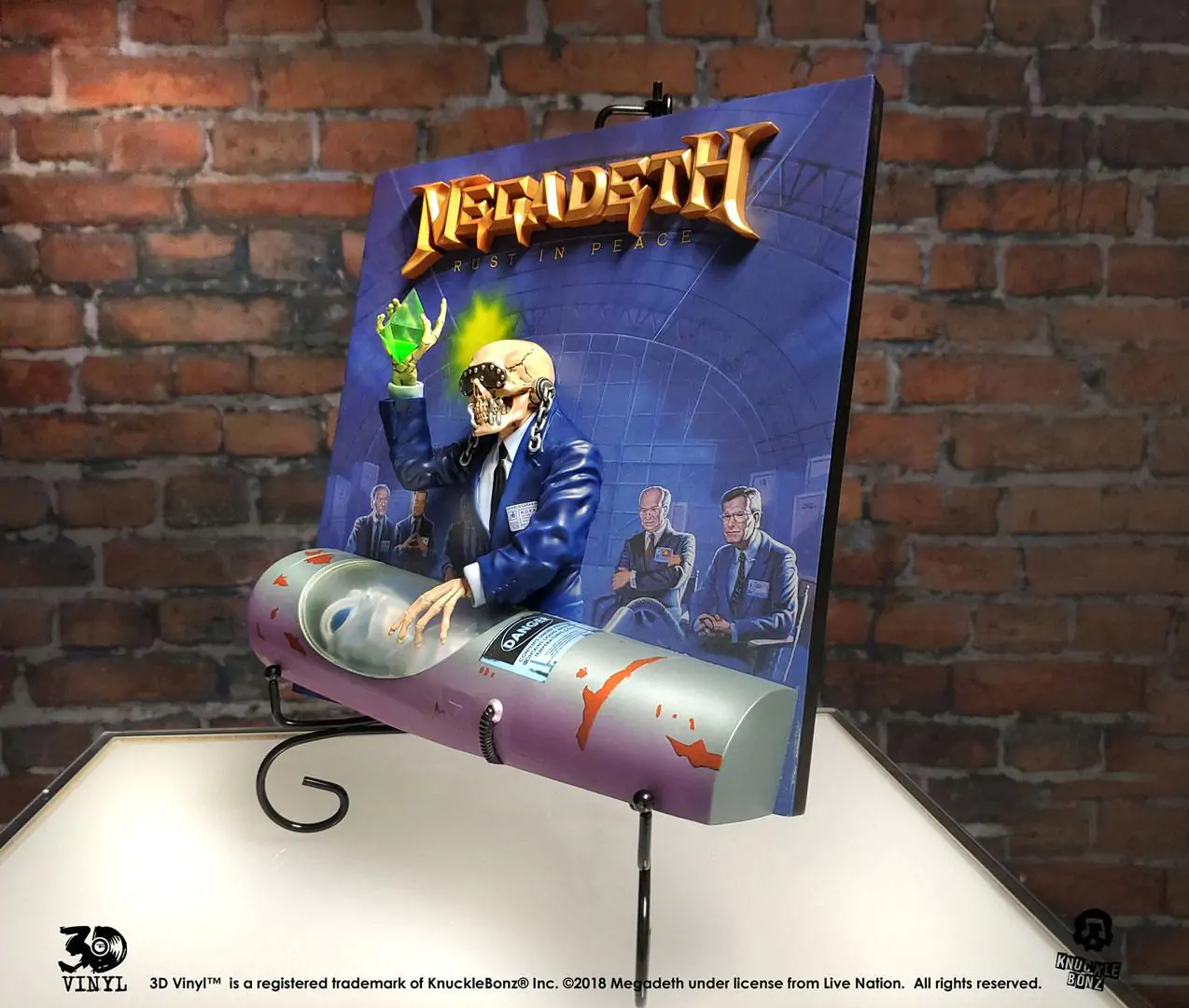 Megadeth 3D Vinyl Kip Rust In Peace 30 cm fotografija izdelka