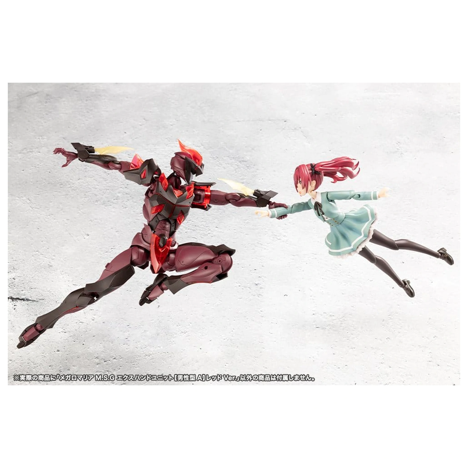 Megalomaria Unlimited Universe Model Kit Komplet dodatkov Ex ročna enota moški tip A rdeča različica. fotografija izdelka