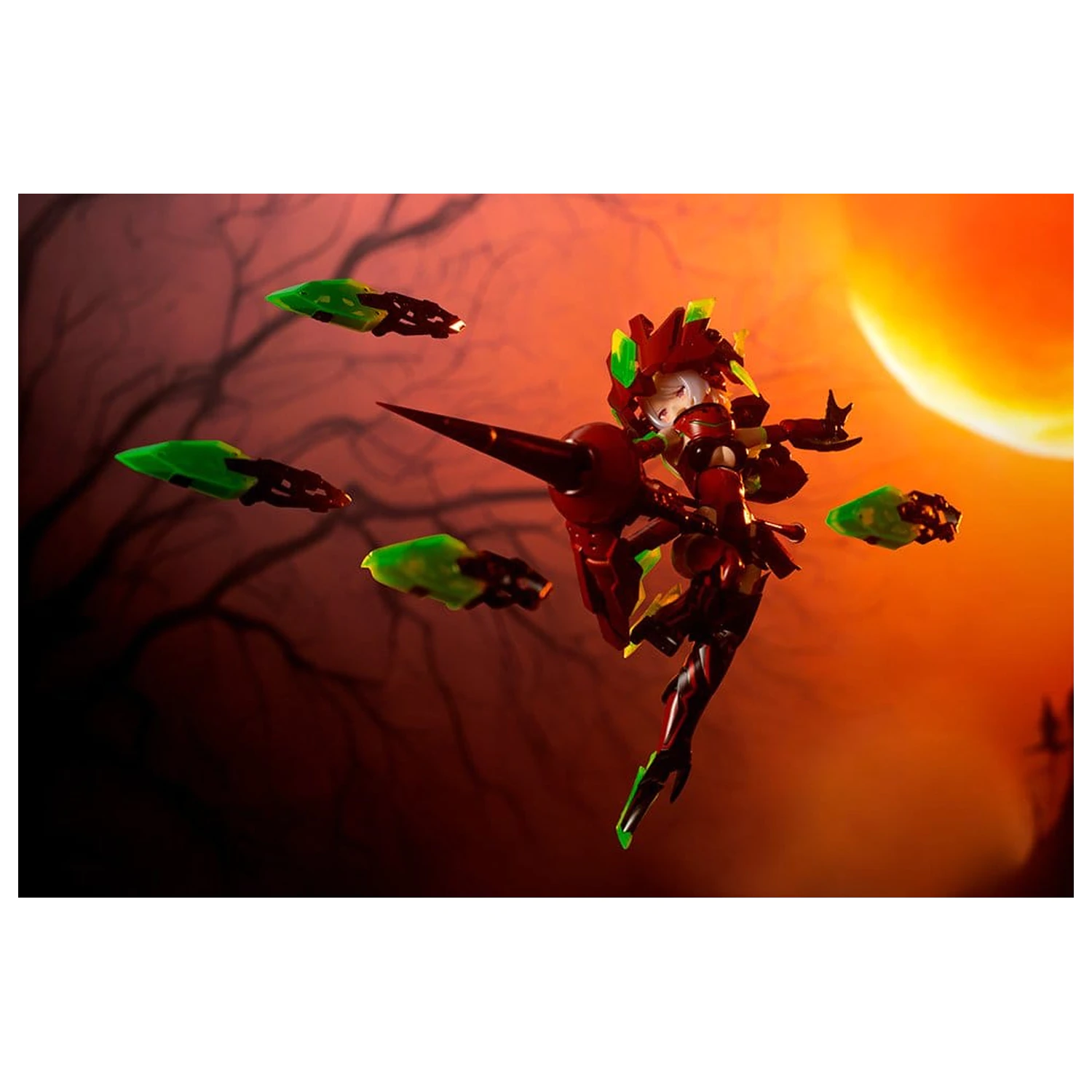 Megami Device Plastic Model Kit 1/1 Bullet Knights Exorcist Hell Blaze 15 cm fotografija izdelka