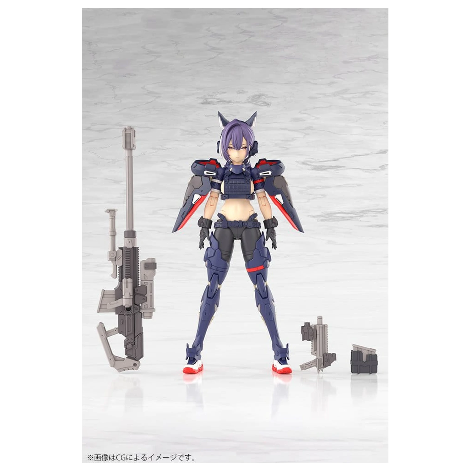 Megami Device Plastični Model Komplet 1/1 Yggdrasis Skoll Sharpshooter 16 cm fotografija izdelka