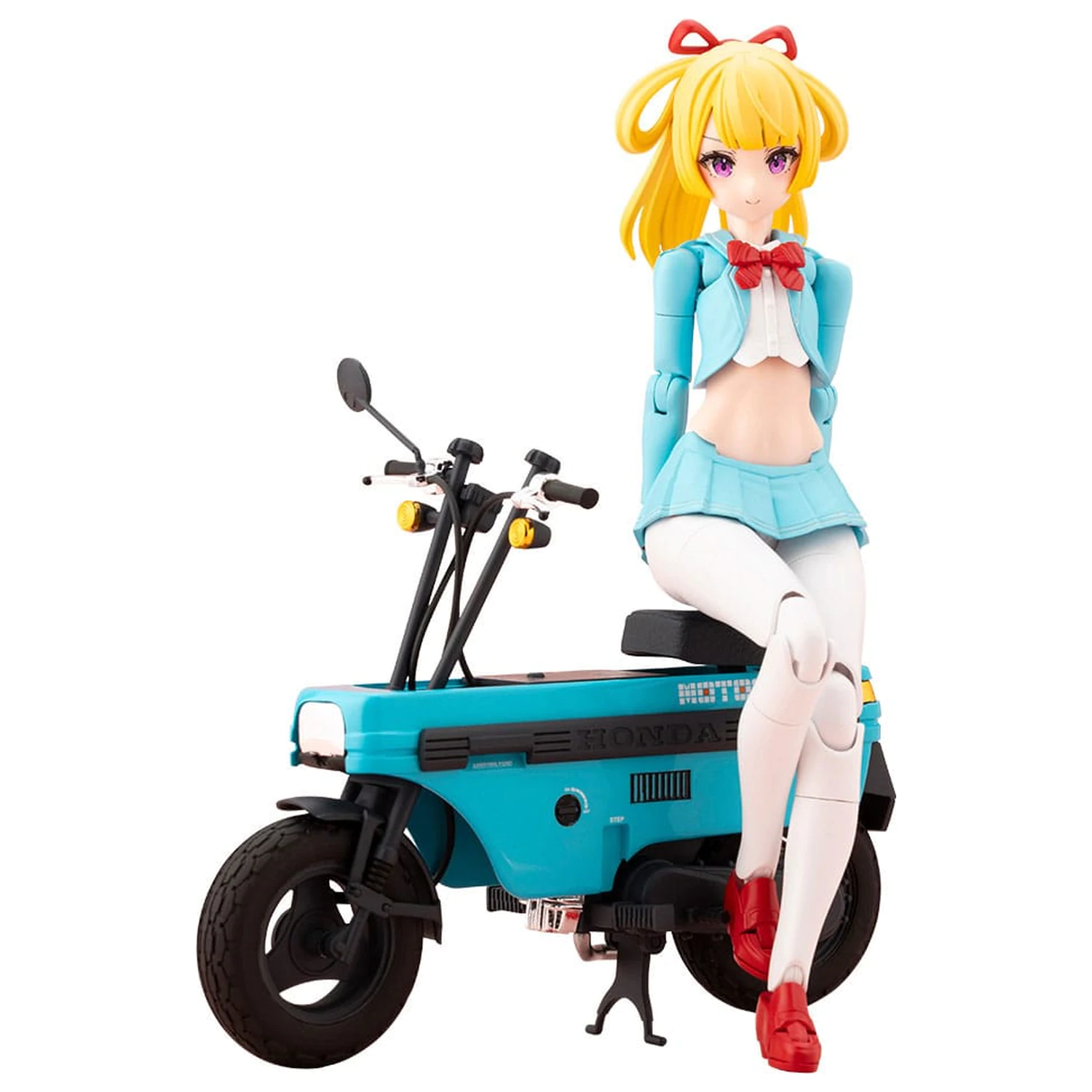 Megami Device Buster Doll Series komplet plastičnih modelov 1/1 Knight Alice z Honda AB12 Motocompo 15 cm fotografija izdelka