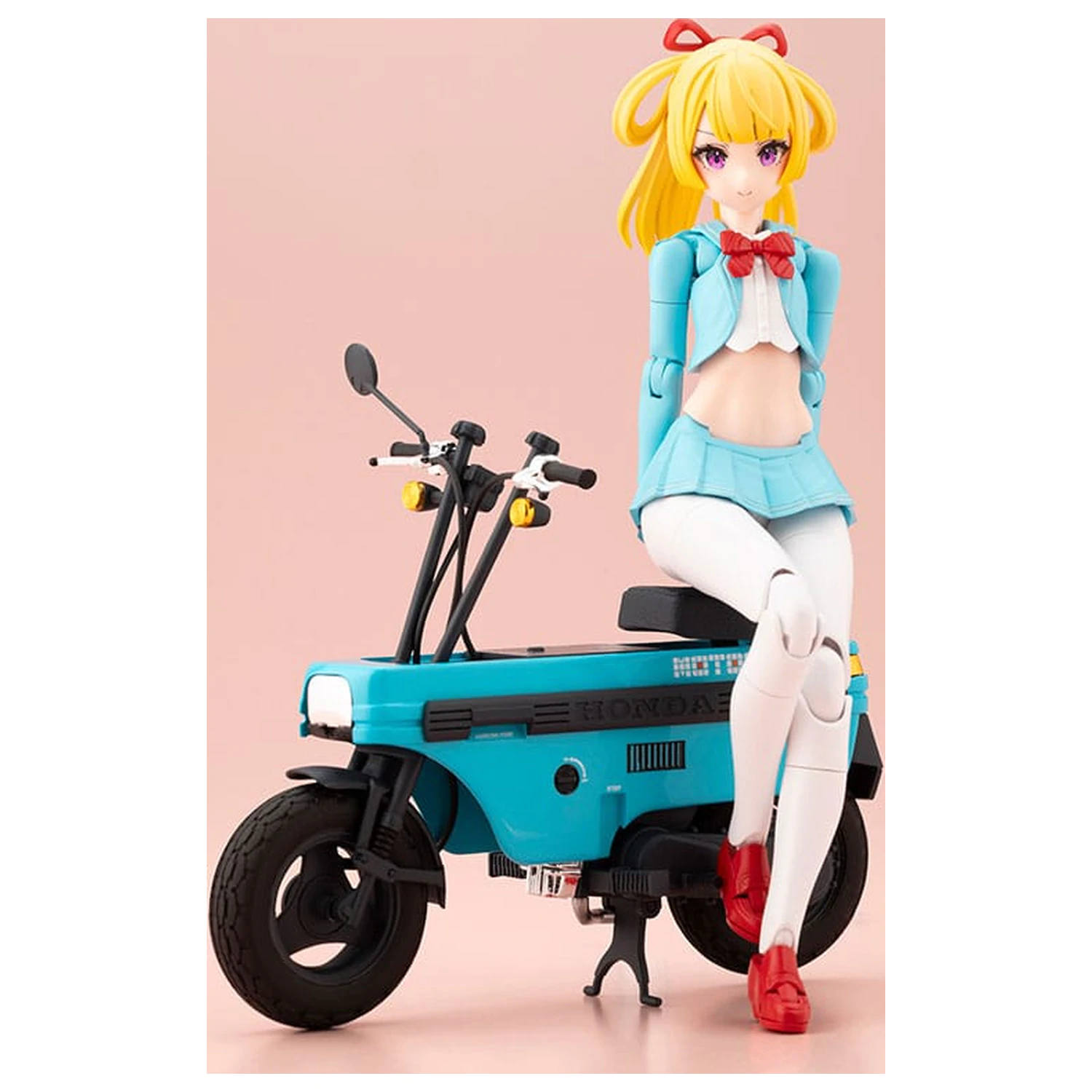 Megami Device Buster Doll Series komplet plastičnih modelov 1/1 Knight Alice z Honda AB12 Motocompo 15 cm fotografija izdelka