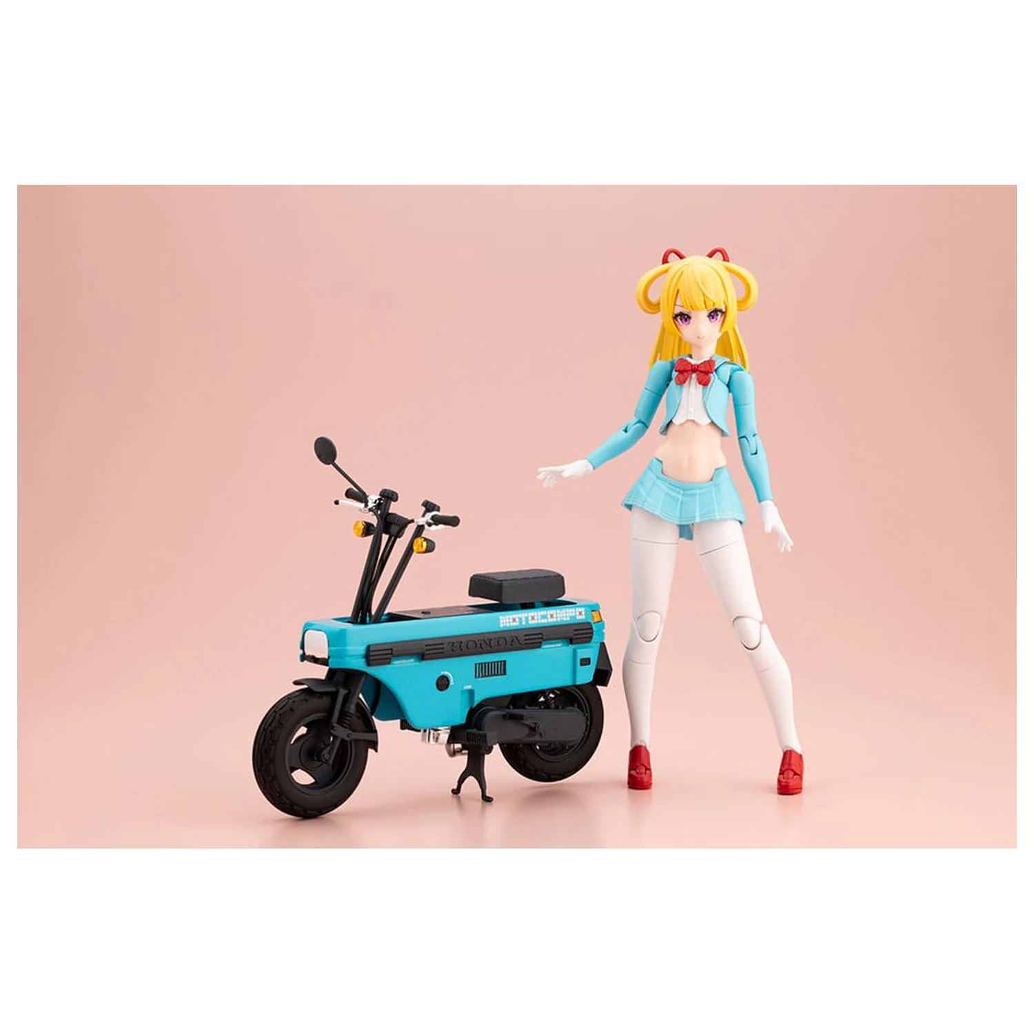 Megami Device Buster Doll Series komplet plastičnih modelov 1/1 Knight Alice z Honda AB12 Motocompo 15 cm fotografija izdelka