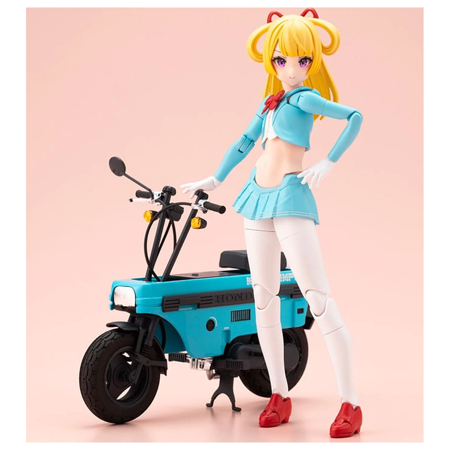 Megami Device Buster Doll Series komplet plastičnih modelov 1/1 Knight Alice z Honda AB12 Motocompo 15 cm fotografija izdelka