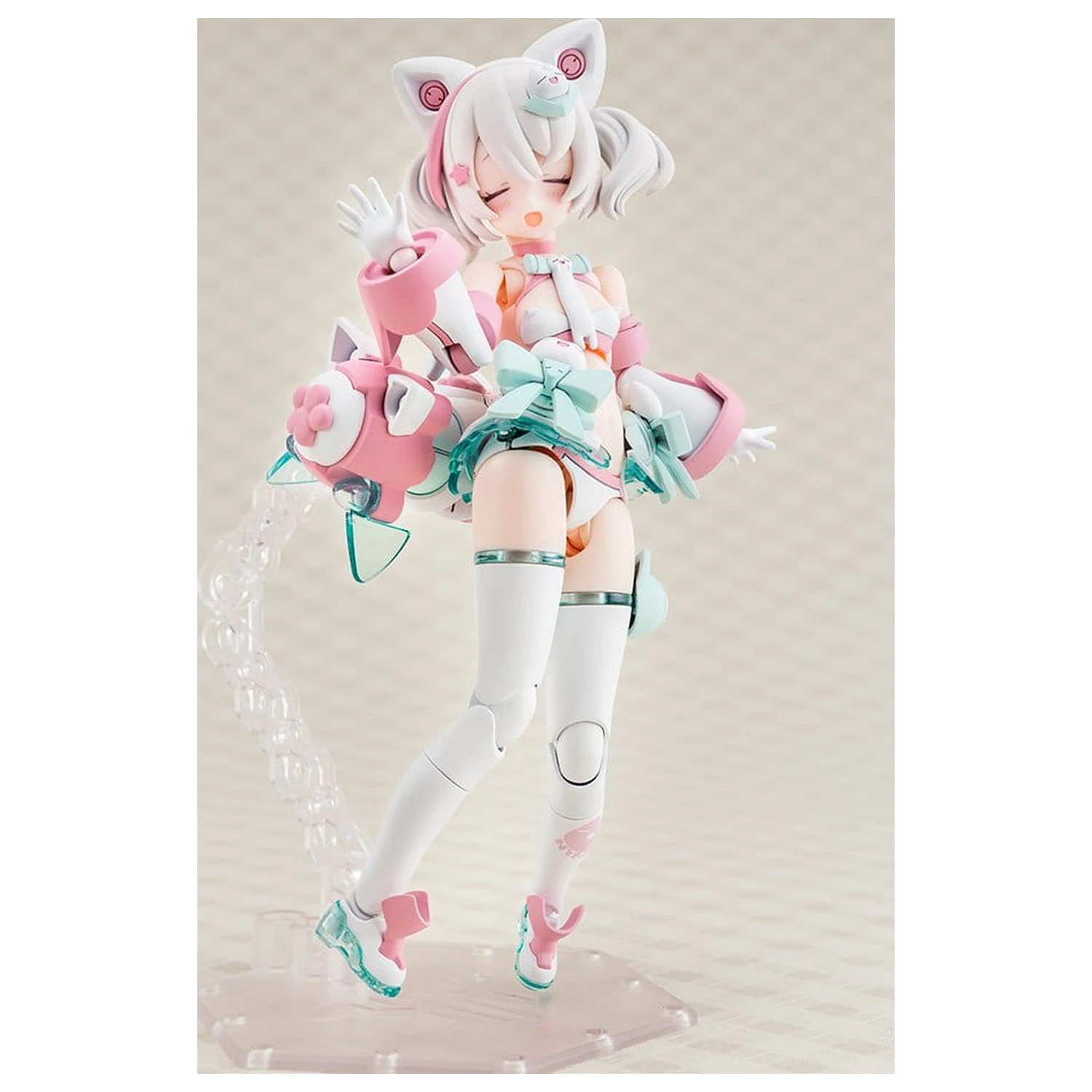 Megami Device plastični model kit 1/1 Puni Mofu Shiro Mao 14 cm fotografija izdelka