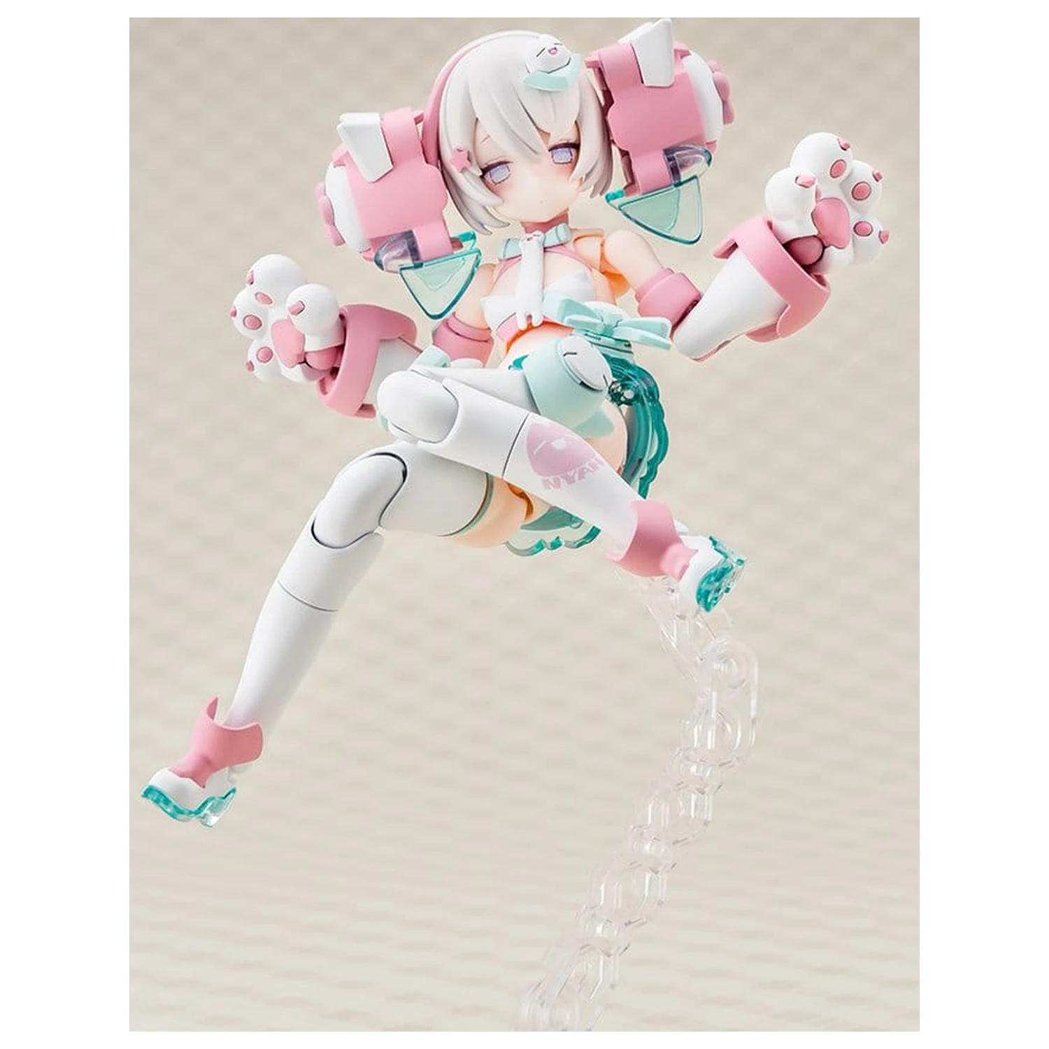 Megami Device plastični model kit 1/1 Puni Mofu Shiro Mao 14 cm fotografija izdelka