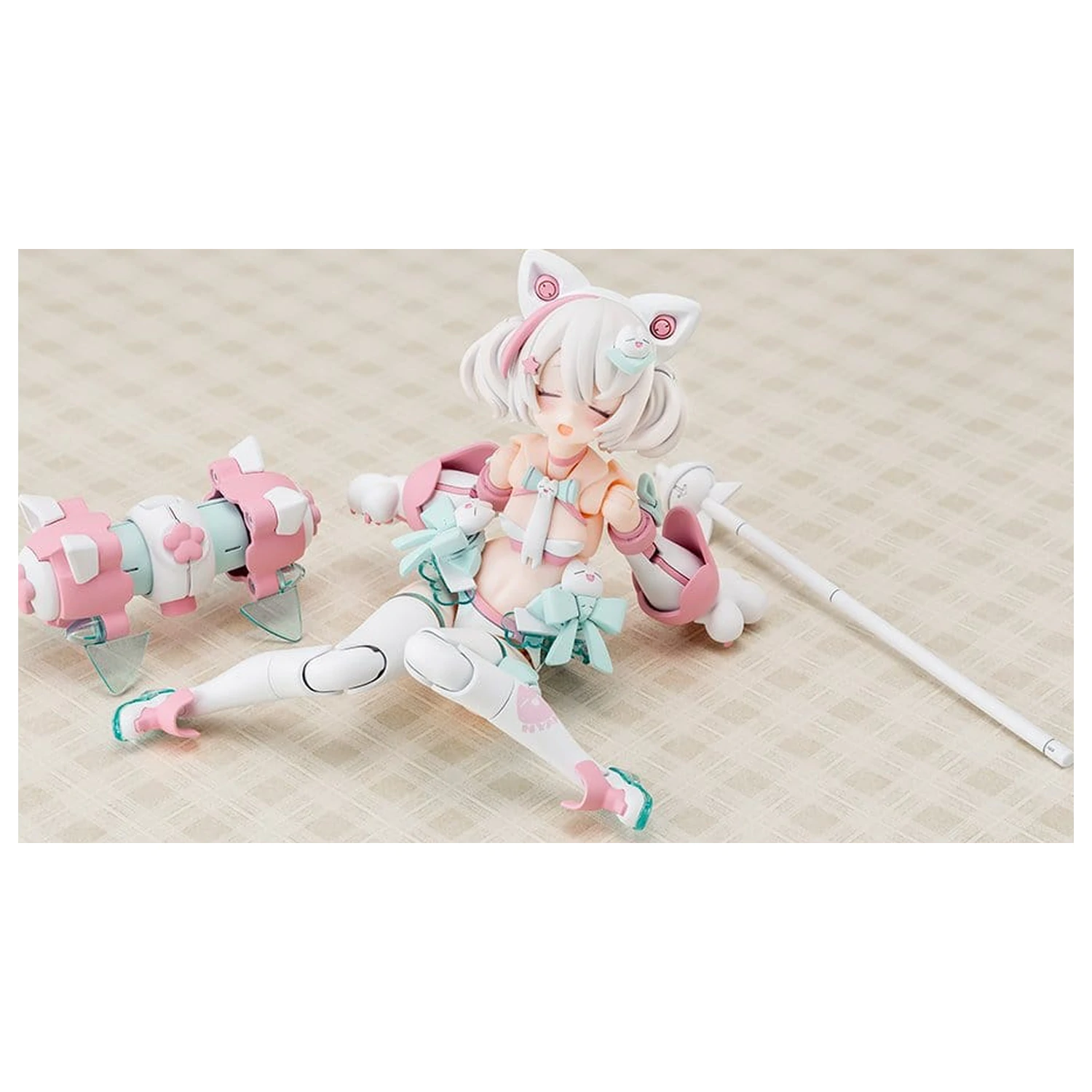 Megami Device plastični model kit 1/1 Puni Mofu Shiro Mao 14 cm fotografija izdelka