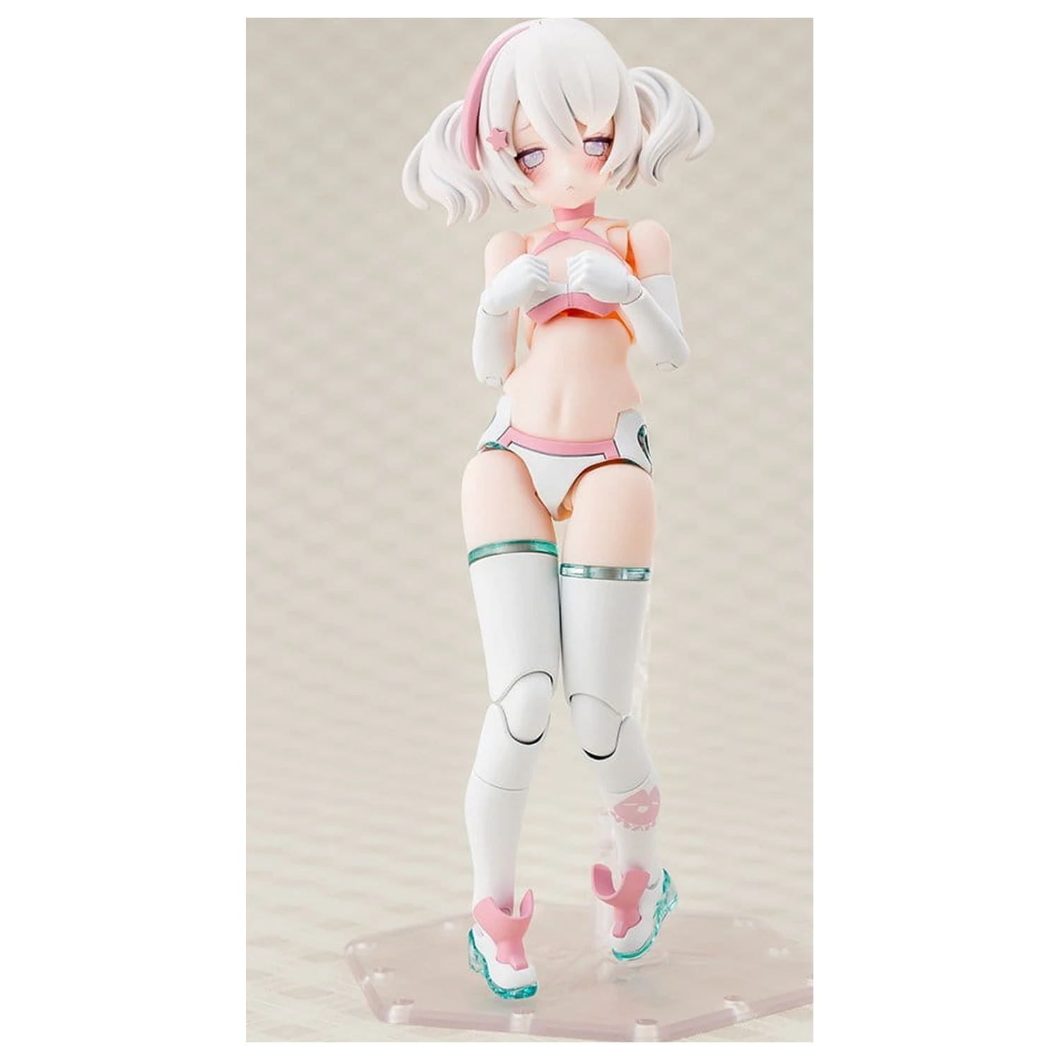 Megami Device plastični model kit 1/1 Puni Mofu Shiro Mao 14 cm fotografija izdelka