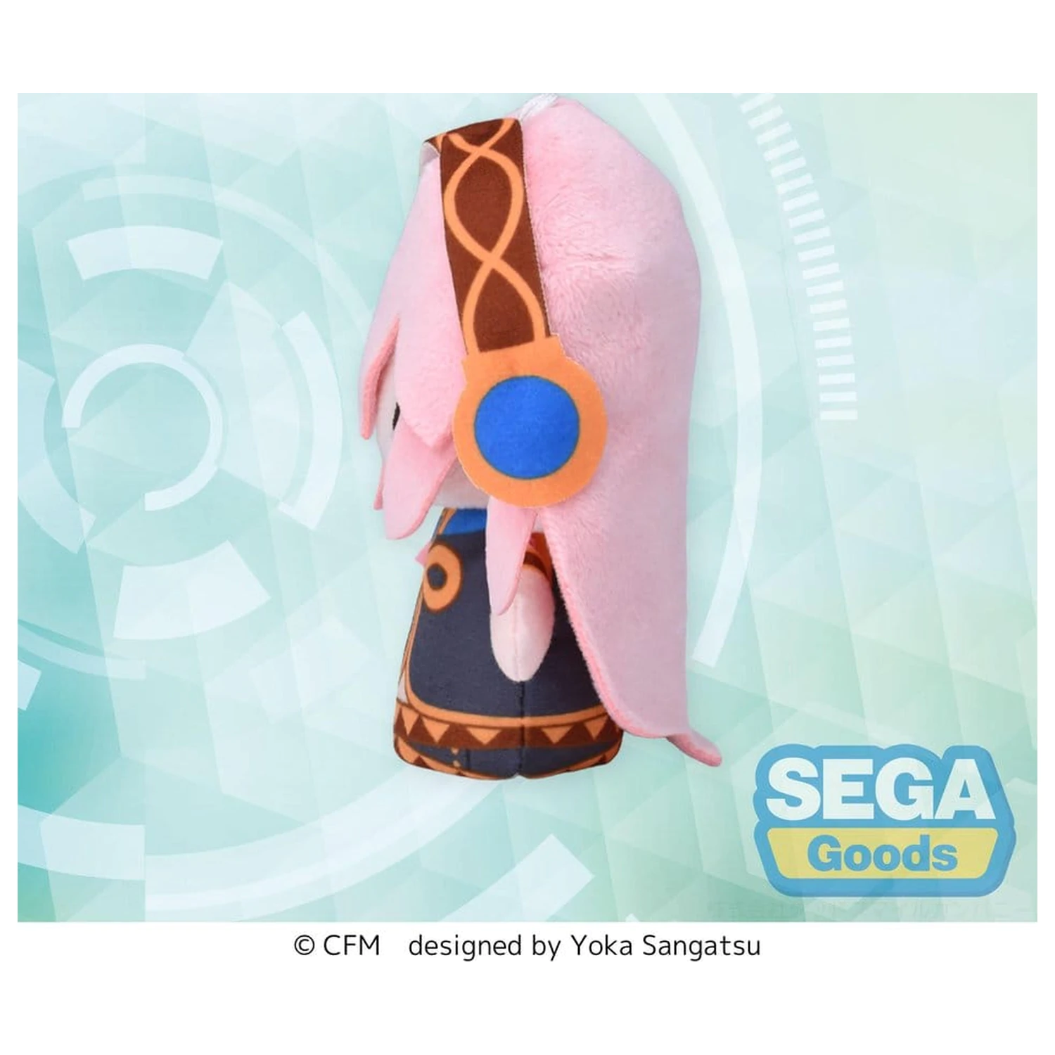 Megurine Luka Fuwa Petit plišasta figura prstna maskota 10 cm fotografija izdelka