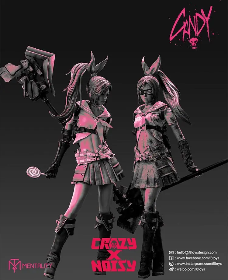 Mentality Agency Serie Action Figure 1/6 Figurica 28 cm Candy Battle Damaged Ver. fotografija izdelka