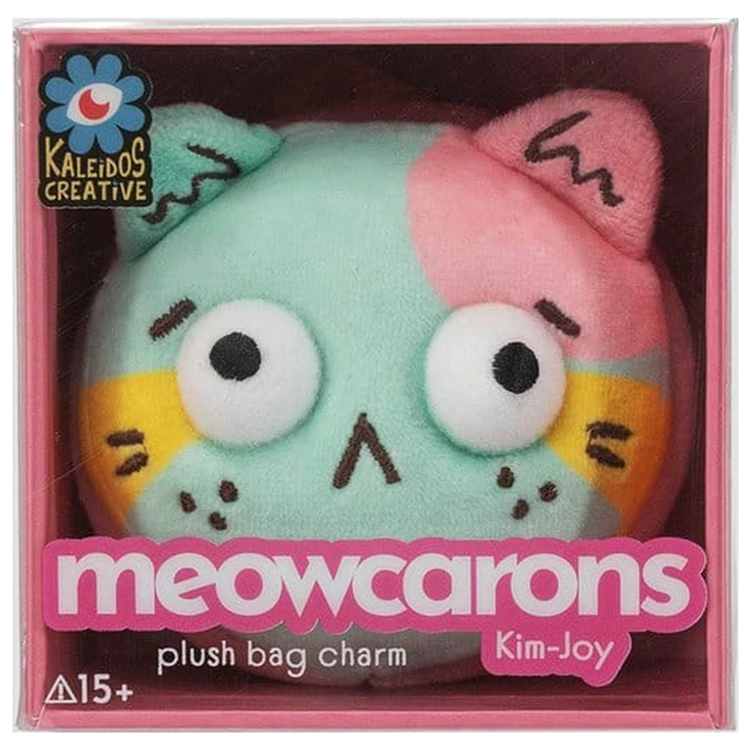 Meowcaron plišast obesek za torbo Scared 7 cm fotografija izdelka