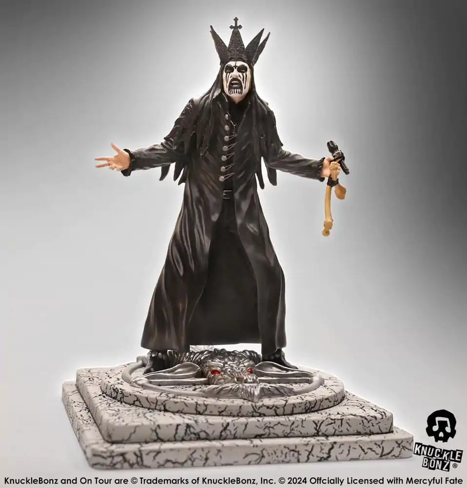 Mercyful Fate Rock Iconz Kip King Diamond III (Black Version) 22 cm fotografija izdelka