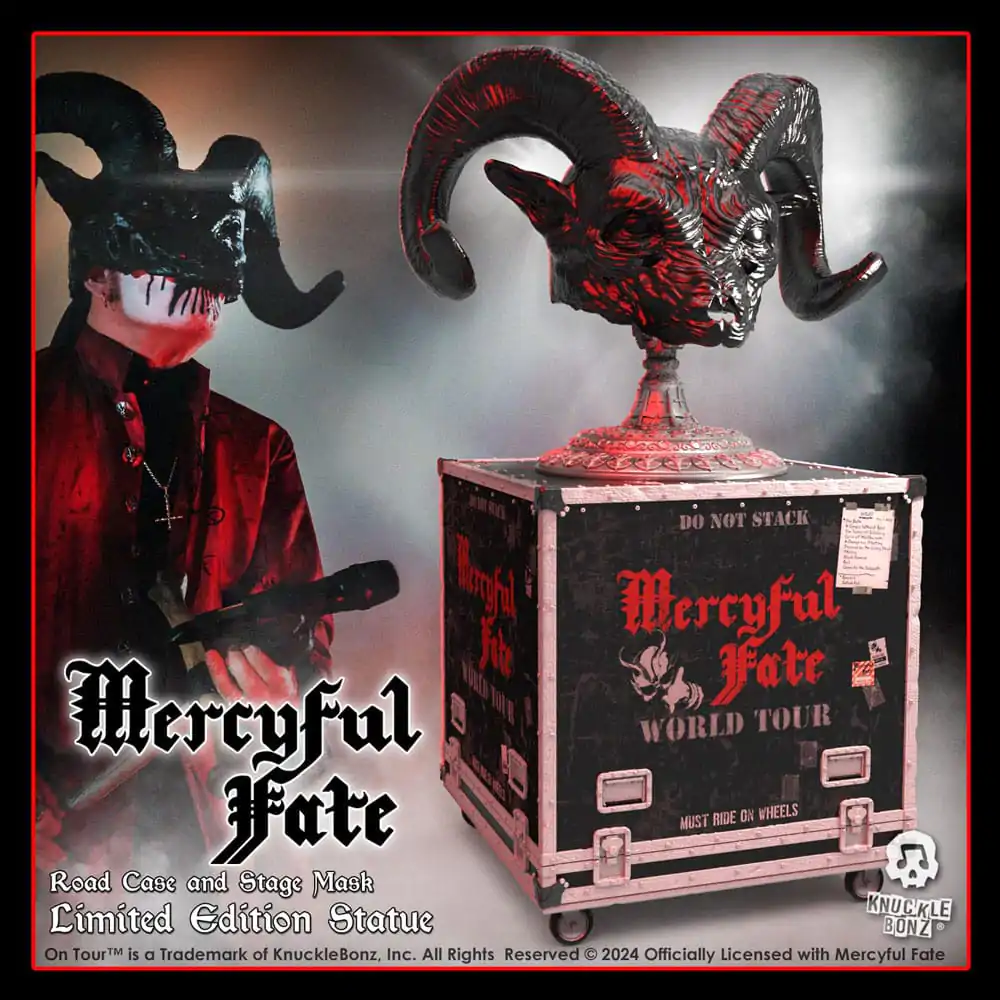 Mercyful Fate Rock Ikonz On Tour Road Case kip & Stage Mask Set World Tour fotografija izdelka