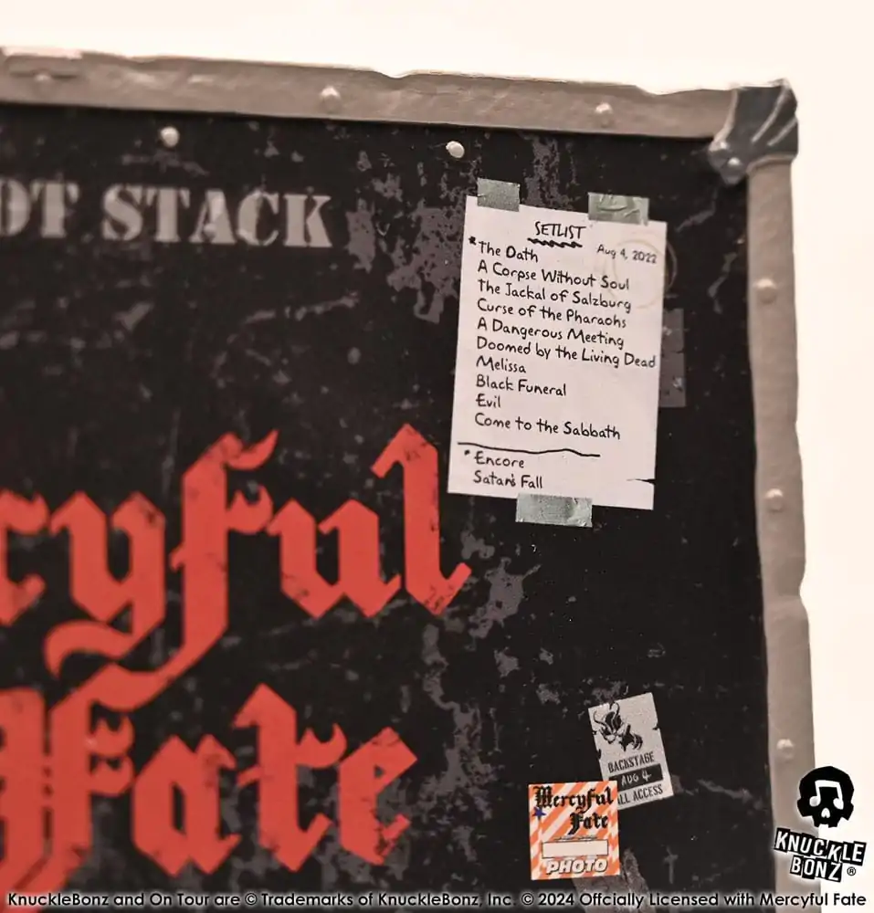 Mercyful Fate Rock Ikonz On Tour Road Case kip & Stage Mask Set World Tour fotografija izdelka